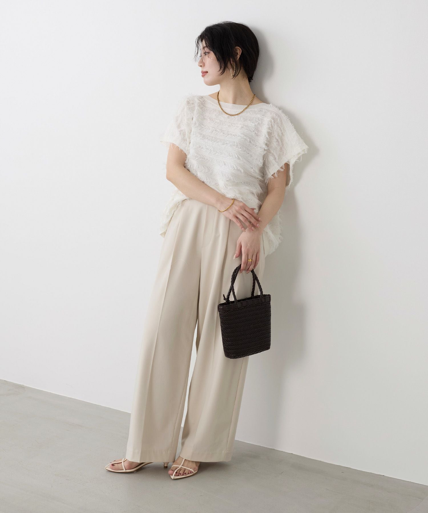 ドライタッチワンタックパンツ | MICA&DEAL ONLINE STORE