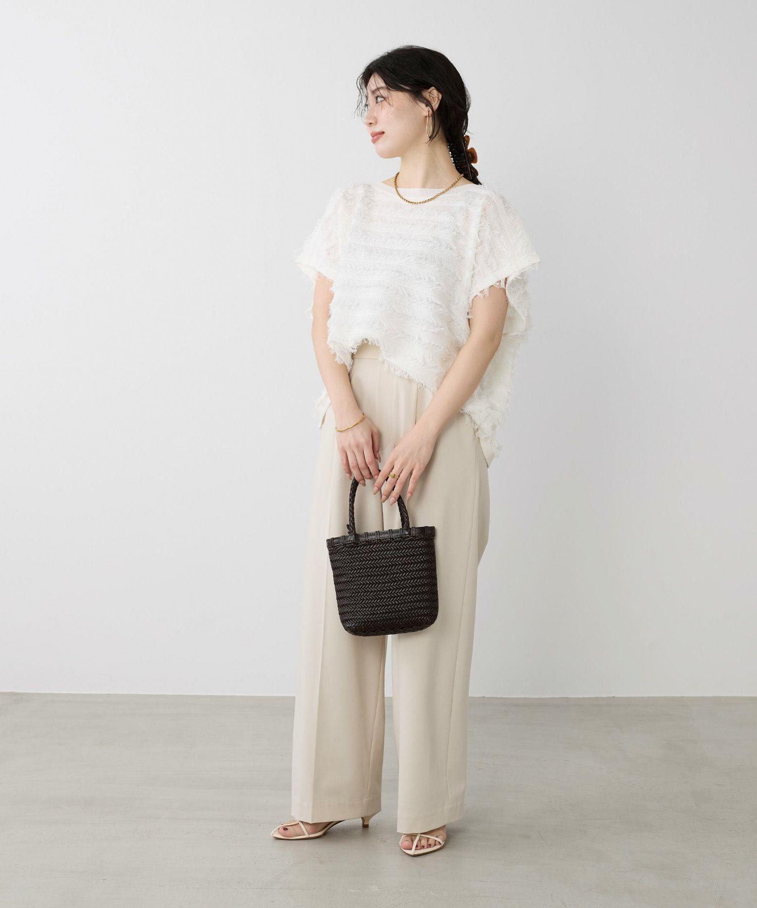 ドライタッチワンタックパンツ | MICA&DEAL ONLINE STORE