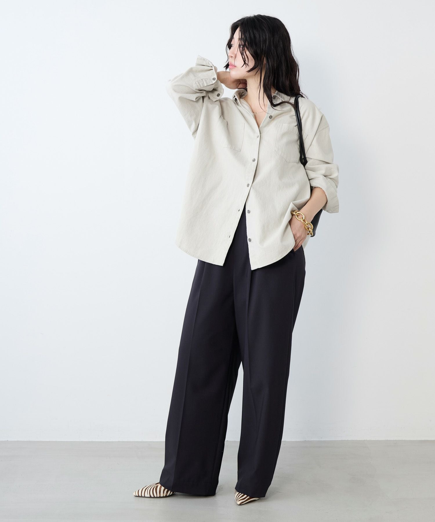 ドライタッチワンタックパンツ | MICA&DEAL ONLINE STORE