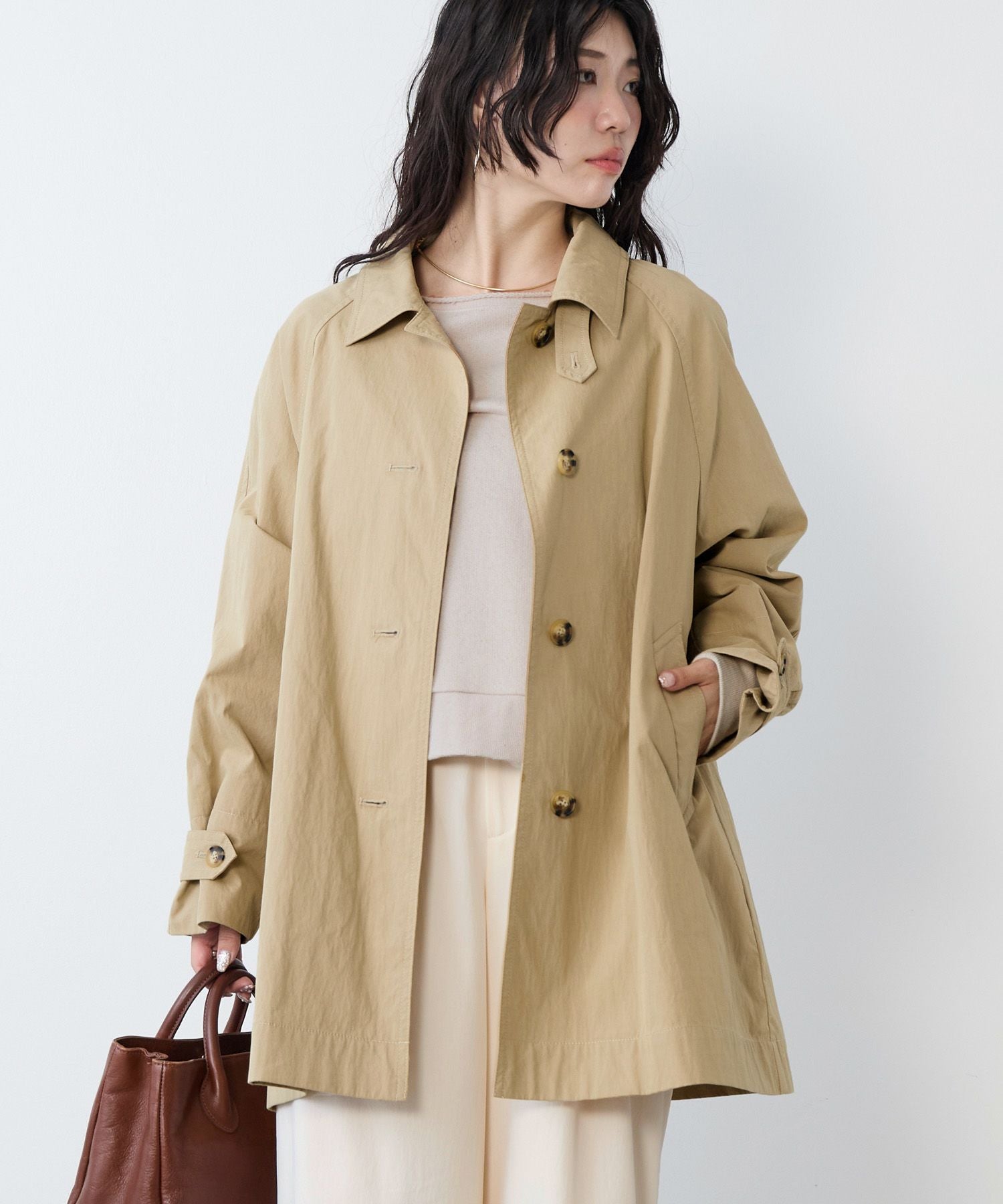 MICA&DEAL コート MICA&DEAL（マイカアンドディール） ステンカラーコート コート ステン