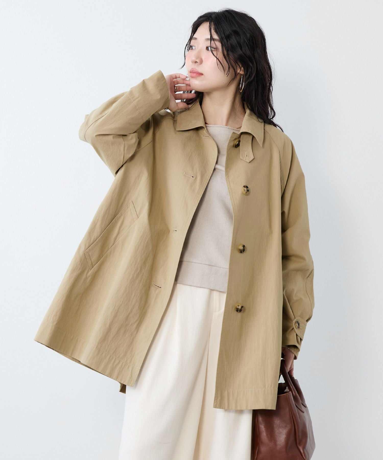 ステンカラーハーフコート | MICA&DEAL ONLINE STORE