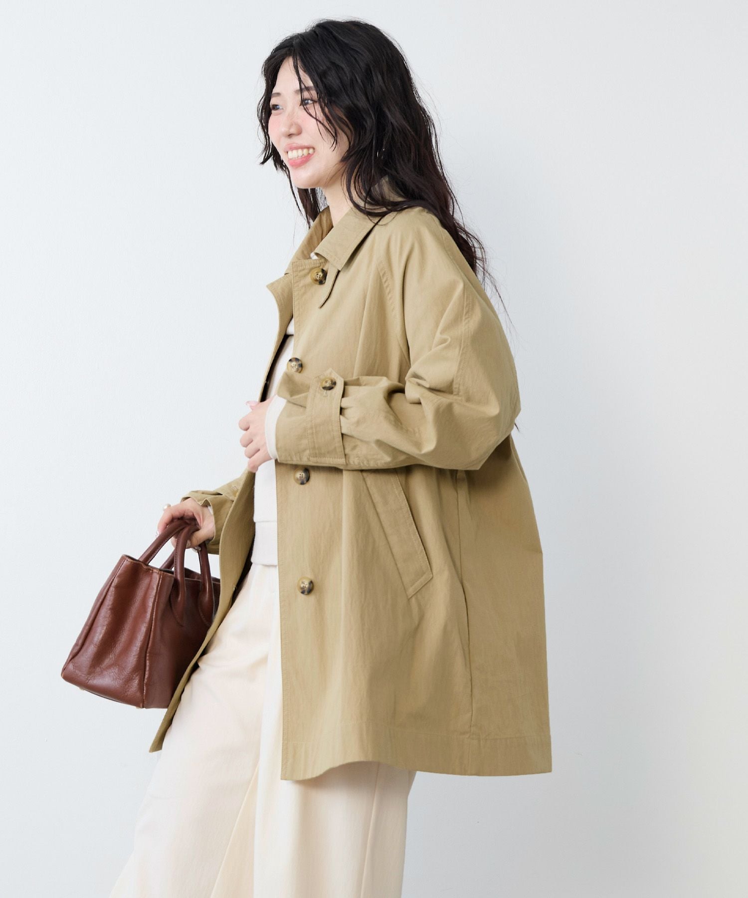 ステンカラーハーフコート | MICA&DEAL ONLINE STORE