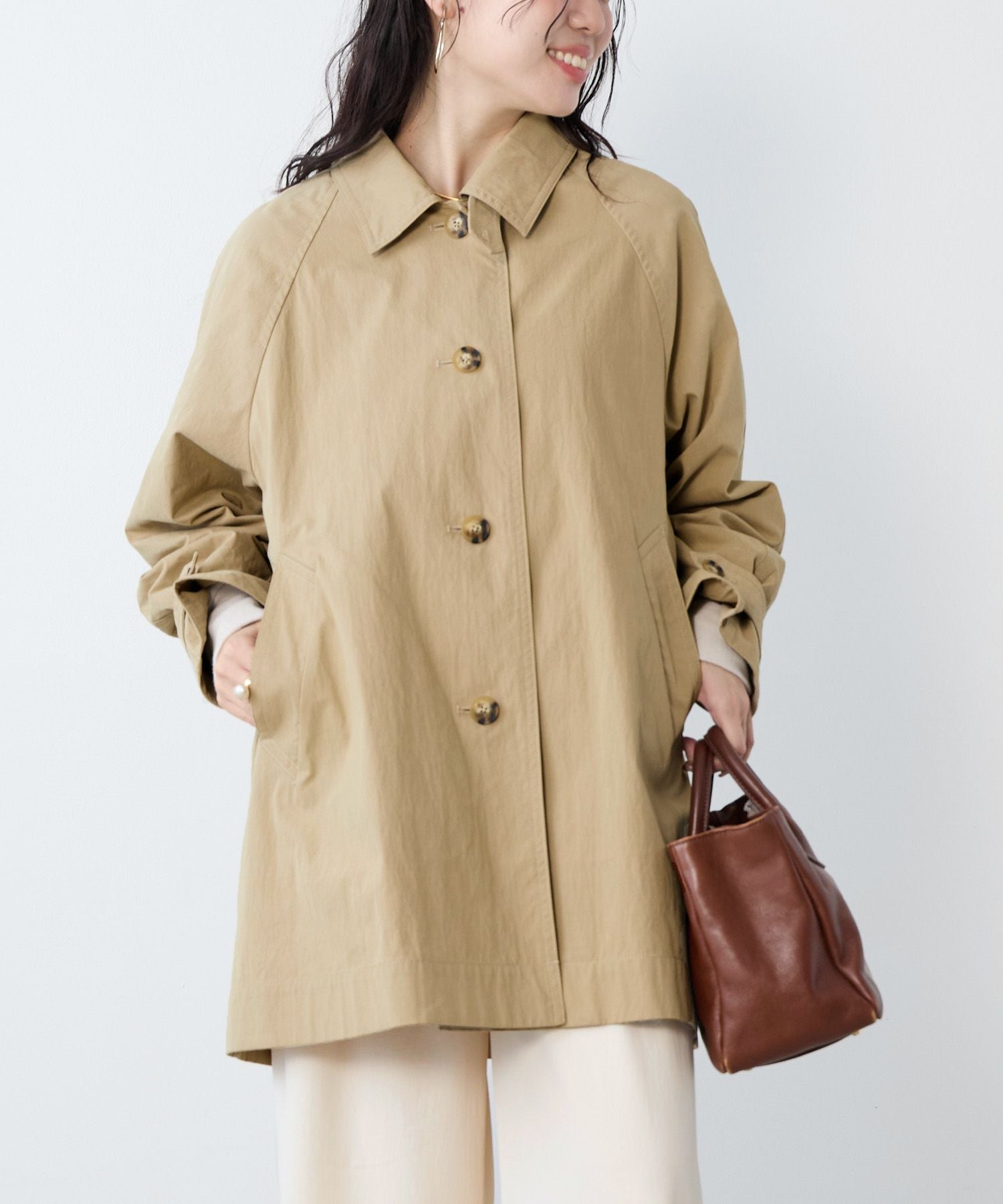 ステンカラーハーフコート | MICA&DEAL ONLINE STORE