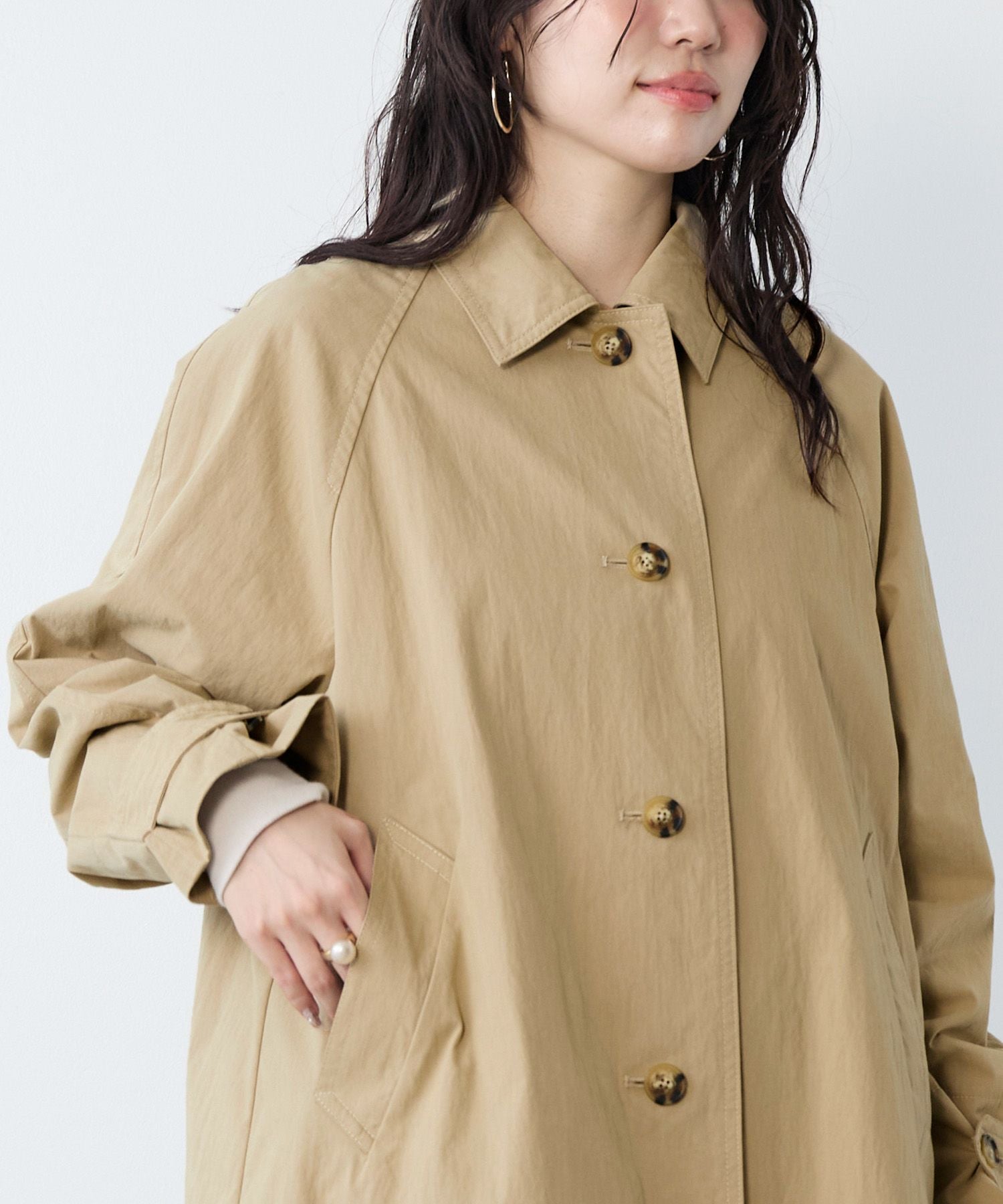 ステンカラーハーフコート | MICA&DEAL ONLINE STORE