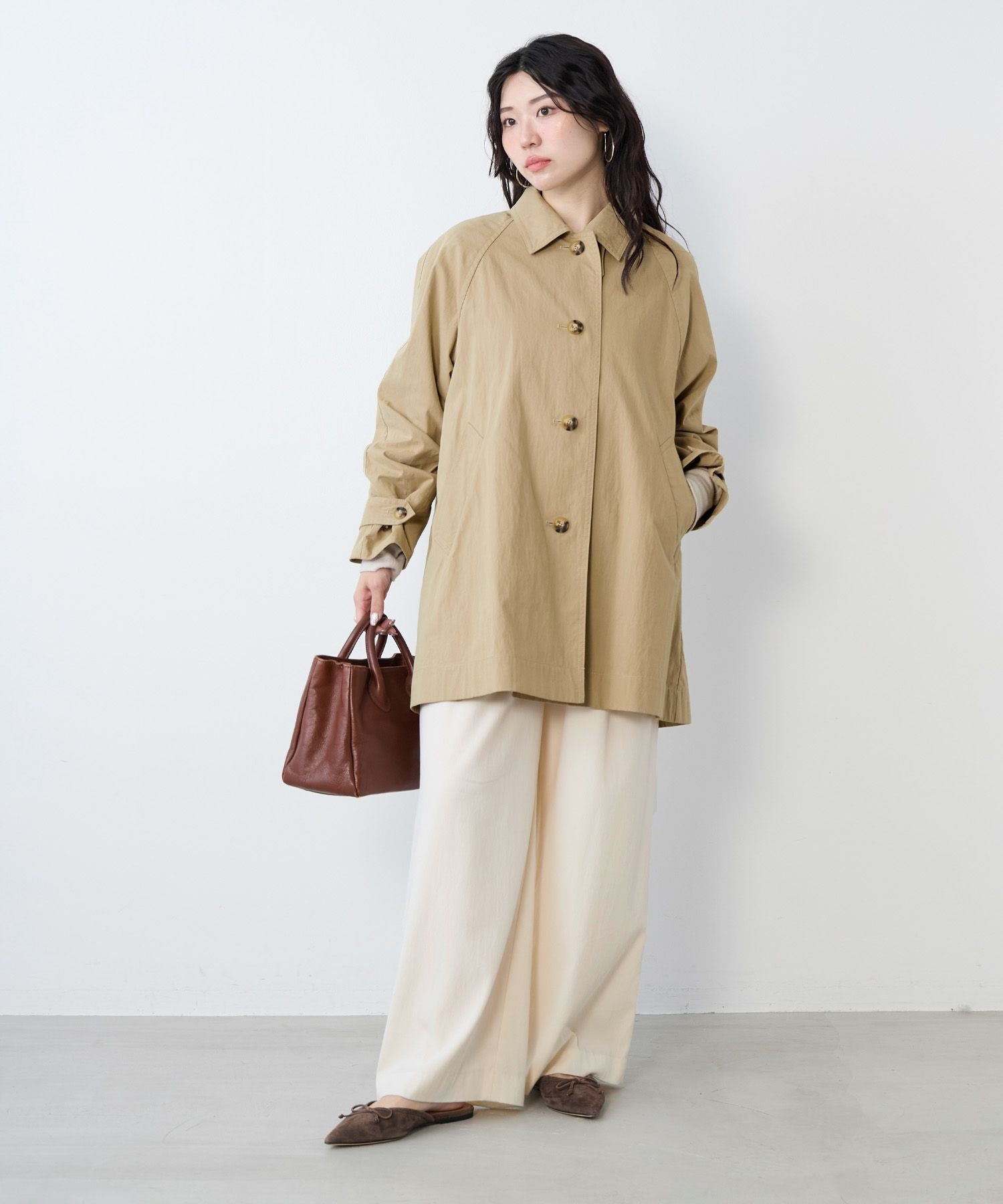 ステンカラーハーフコート | MICA&DEAL ONLINE STORE
