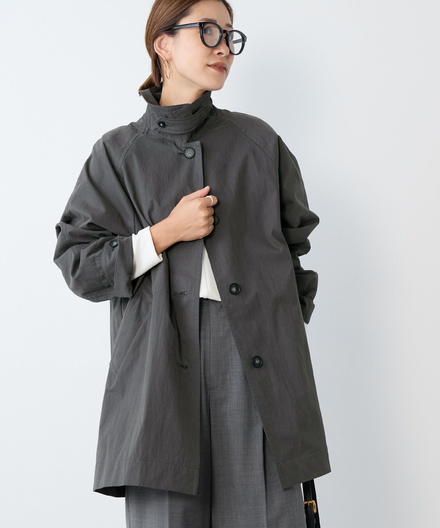ステンカラーハーフコート | MICA&DEAL ONLINE STORE