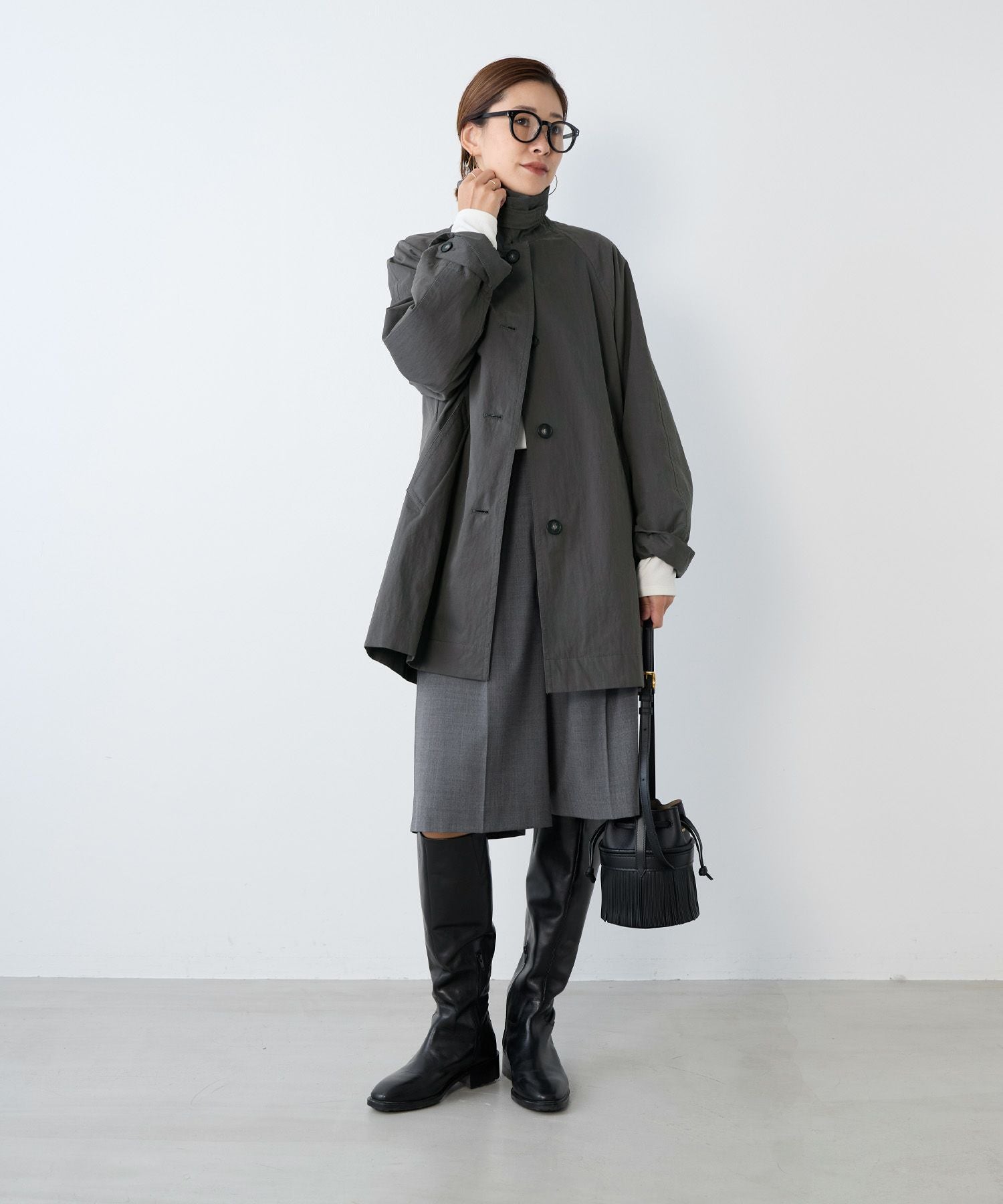 ステンカラーハーフコート | MICA&DEAL ONLINE STORE