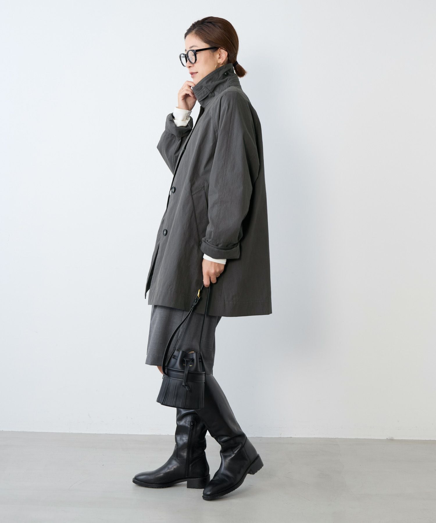 ステンカラーハーフコート | MICA&DEAL ONLINE STORE