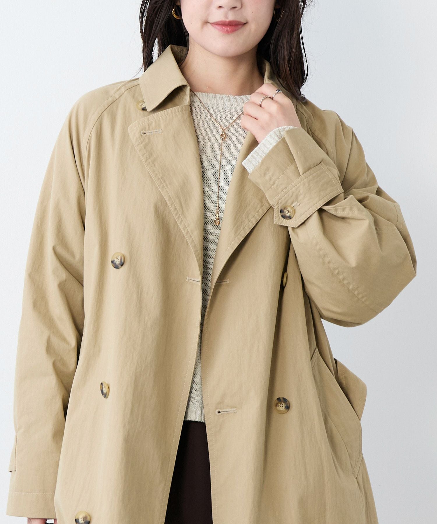 ●最終価格●美品⭐︎MICA&DEAボアライナー付オーバーサイズトレンチコート トレンチコート | MICA&DEAL ONLINE STORE