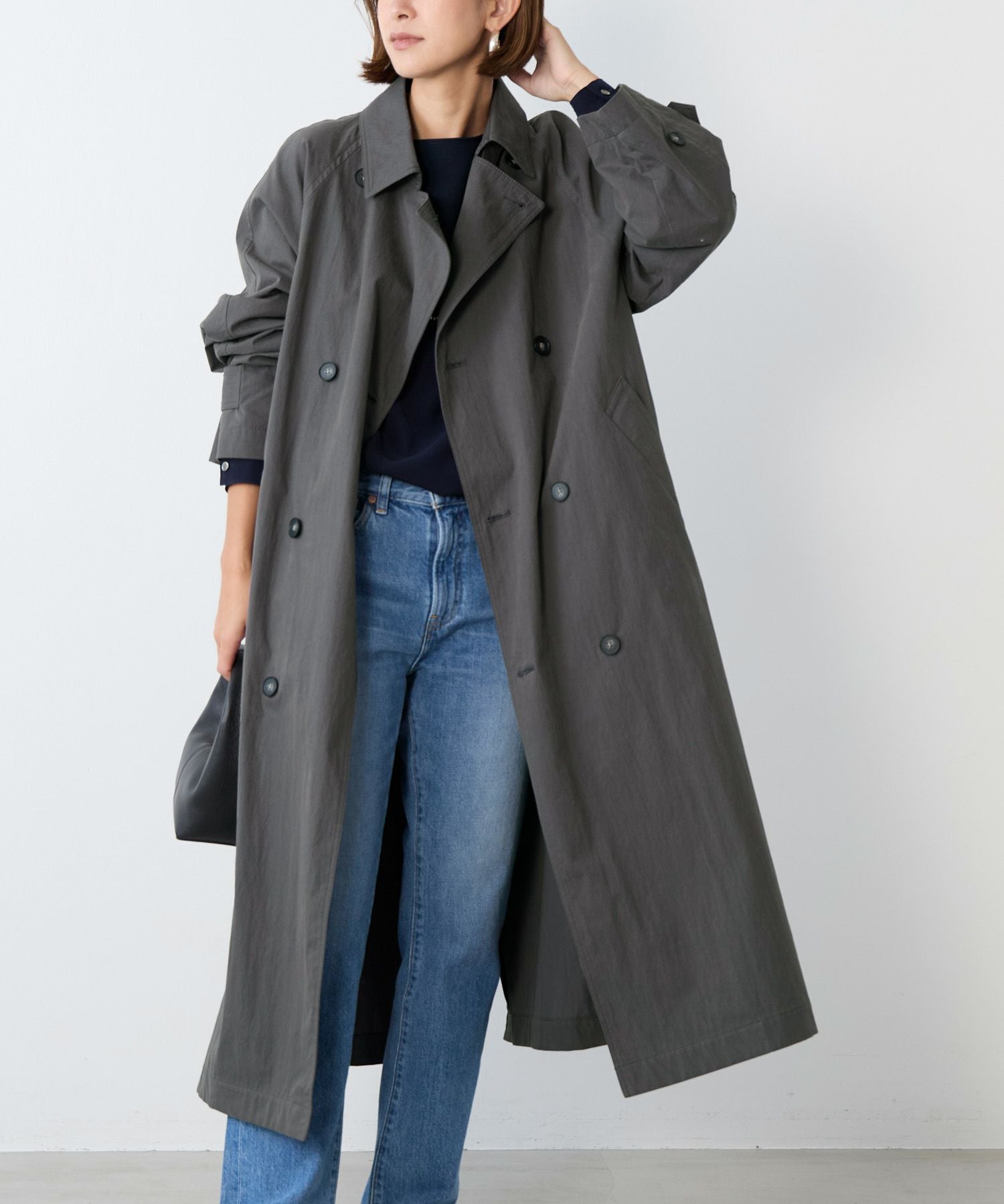 さ*様 MY WEAKNESS ダークグレー トレンチコート トレンチコート | MICA&DEAL ONLINE STORE