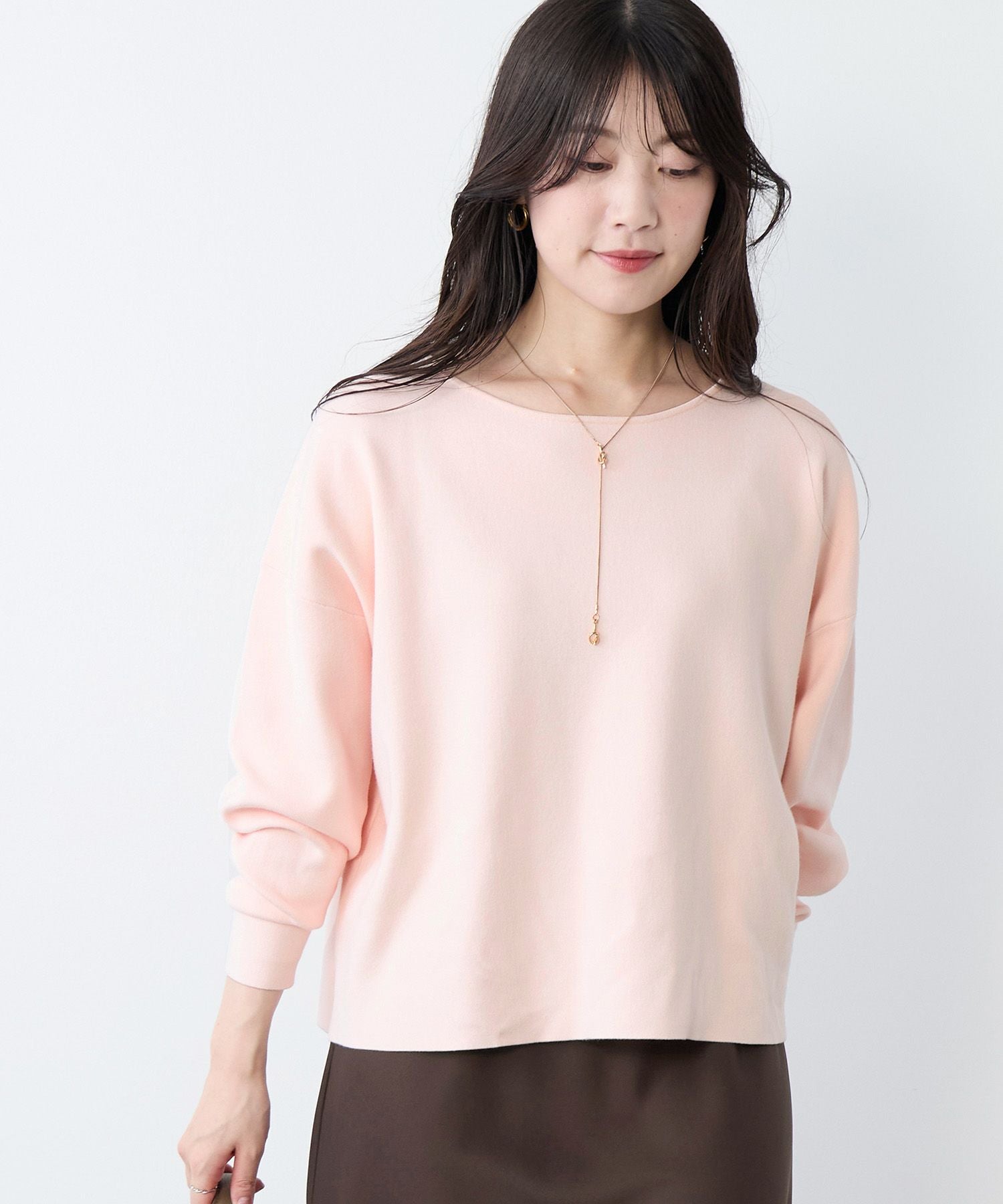 スムースボートネックニットプルオーバー | MICA&DEAL ONLINE STORE