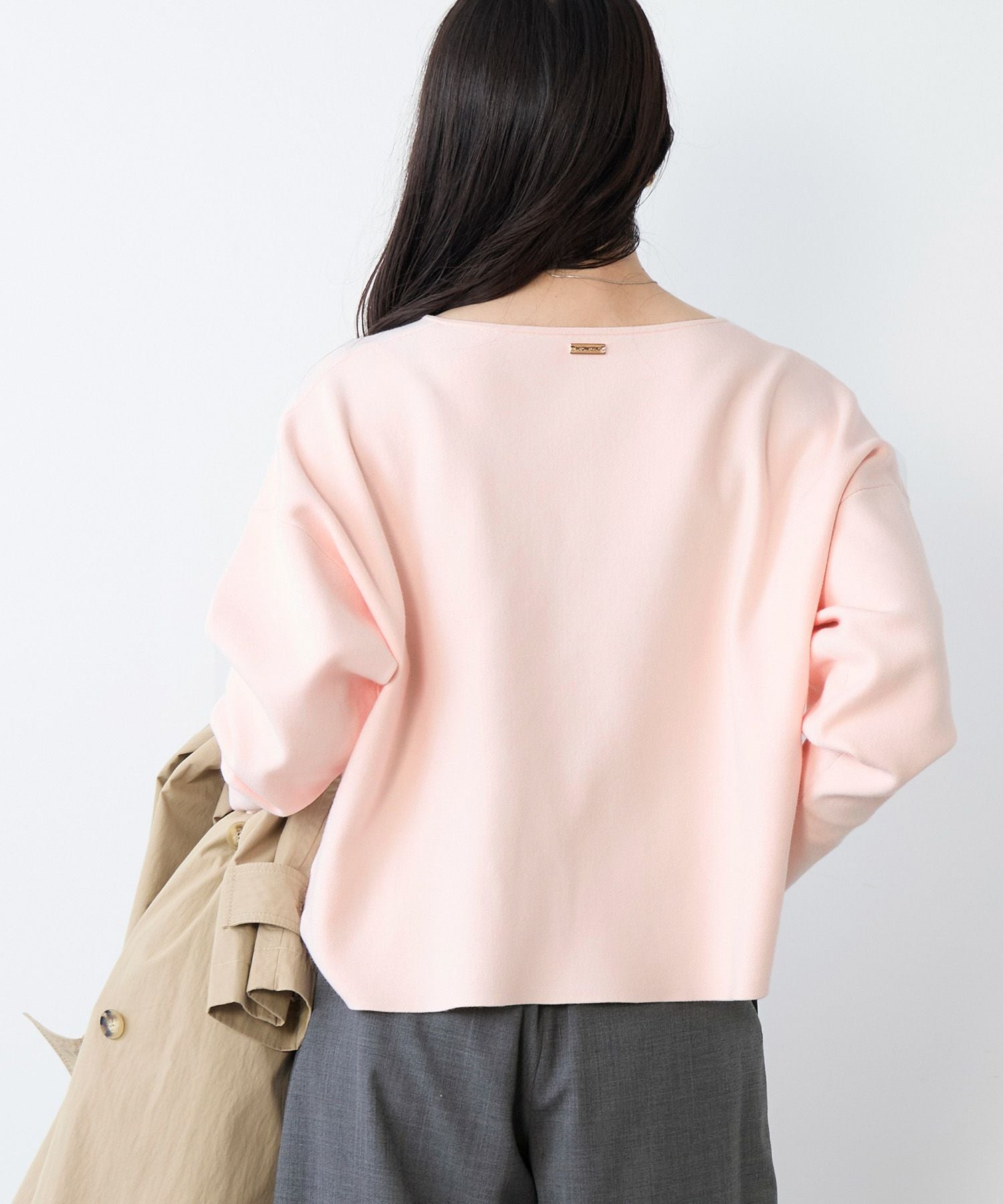 スムースボートネックニットプルオーバー | MICA&DEAL ONLINE STORE