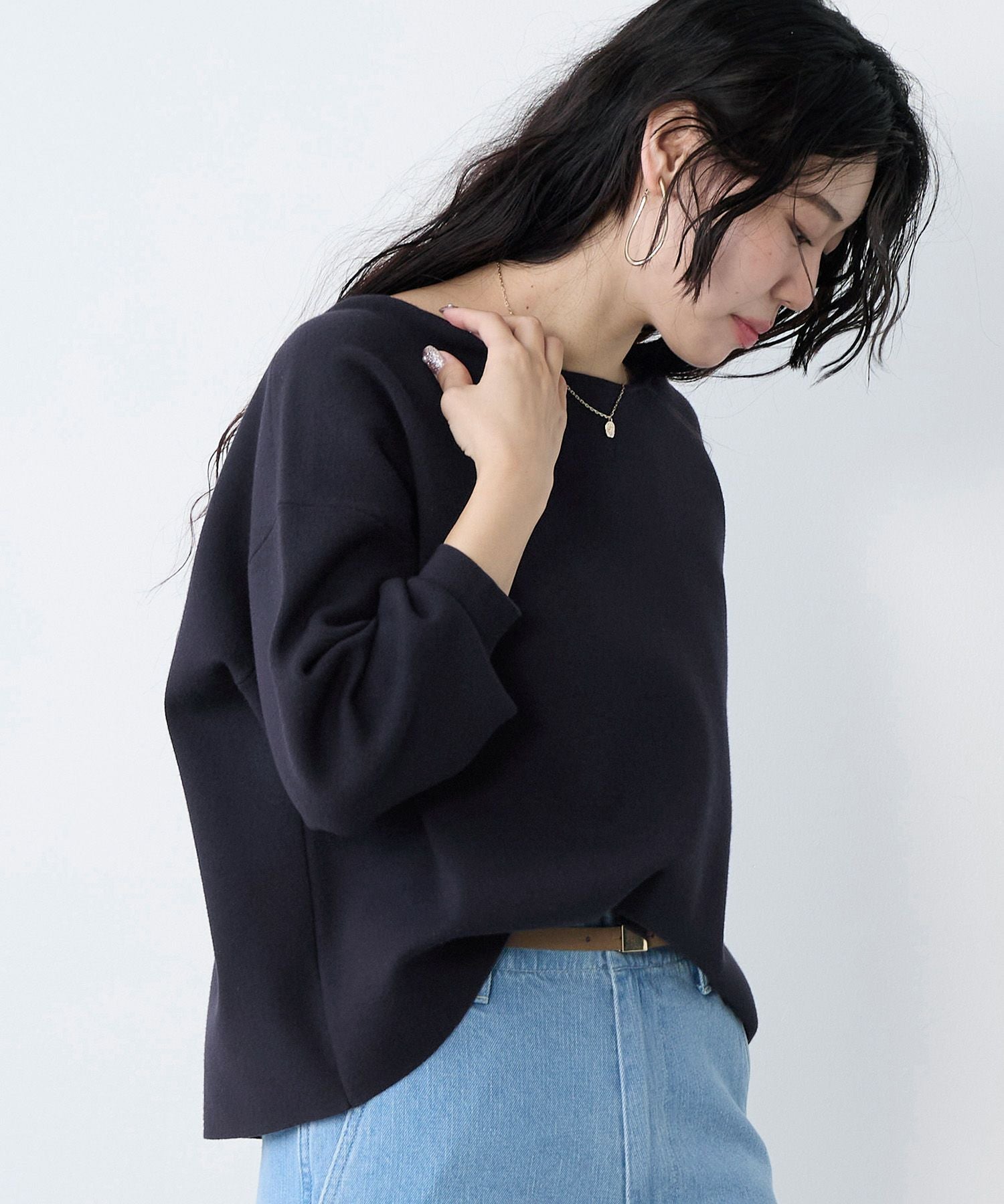 スムースボートネックニットプルオーバー | MICA&DEAL ONLINE STORE