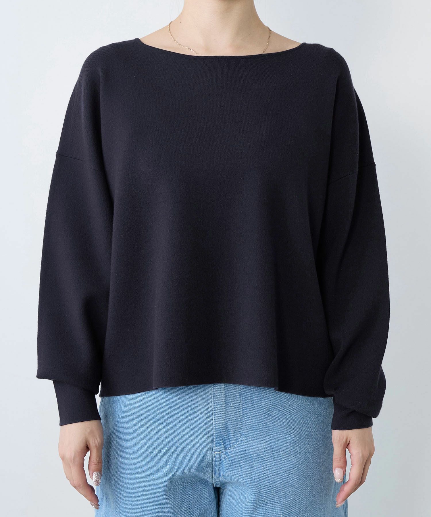 スムースボートネックニットプルオーバー | MICA&DEAL ONLINE STORE
