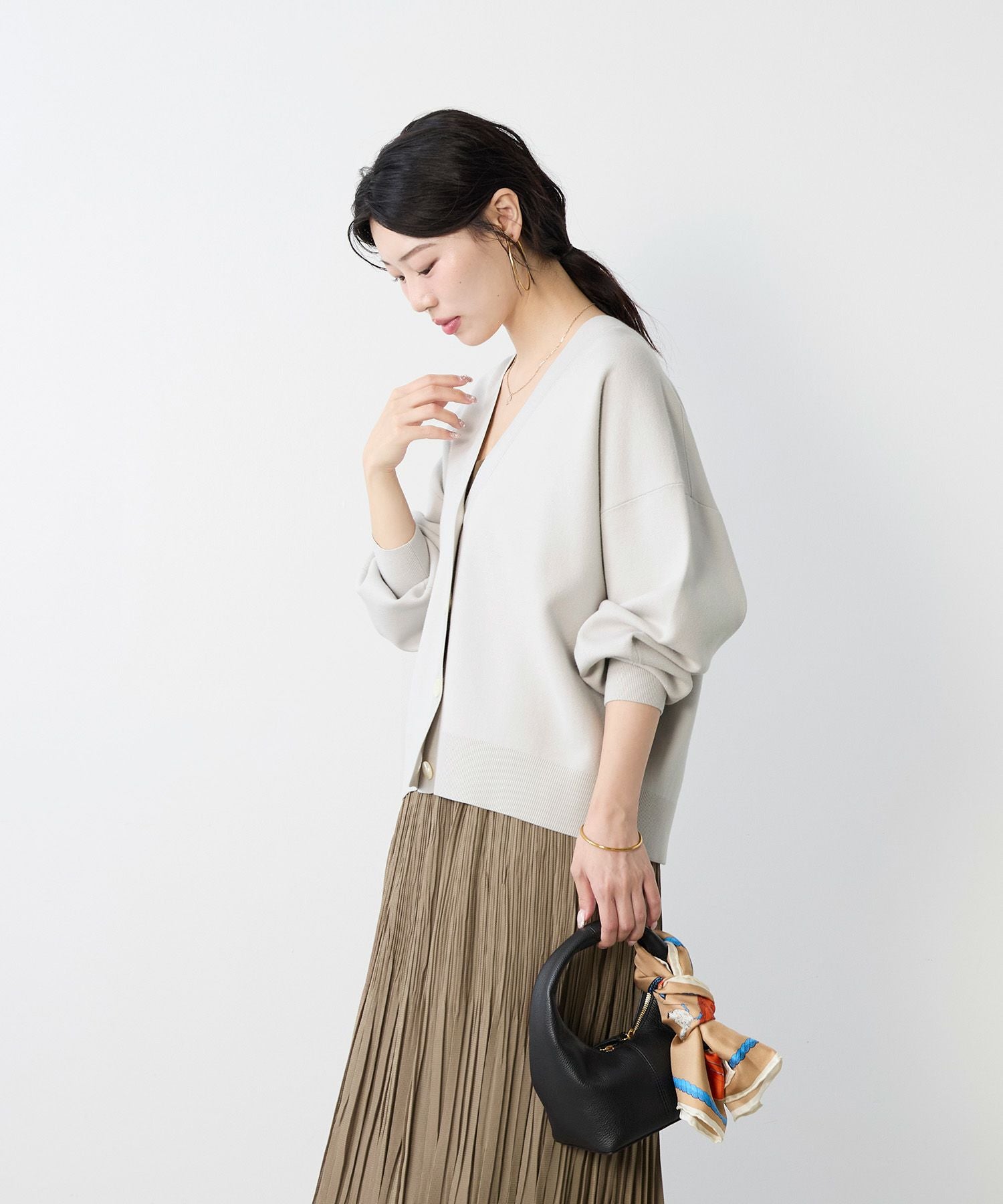MICA＆DEALEVERY カーディガン ミラノリブショートカーディガン | MICA&DEAL ONLINE STORE