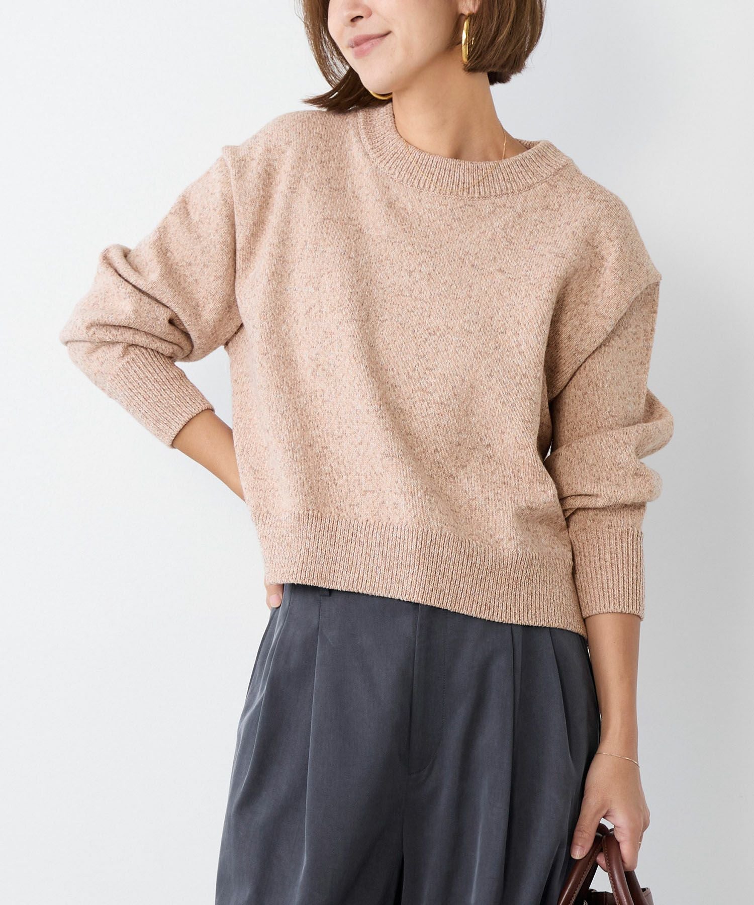 ミックスヤーンニットプルオーバー | MICA&DEAL ONLINE STORE