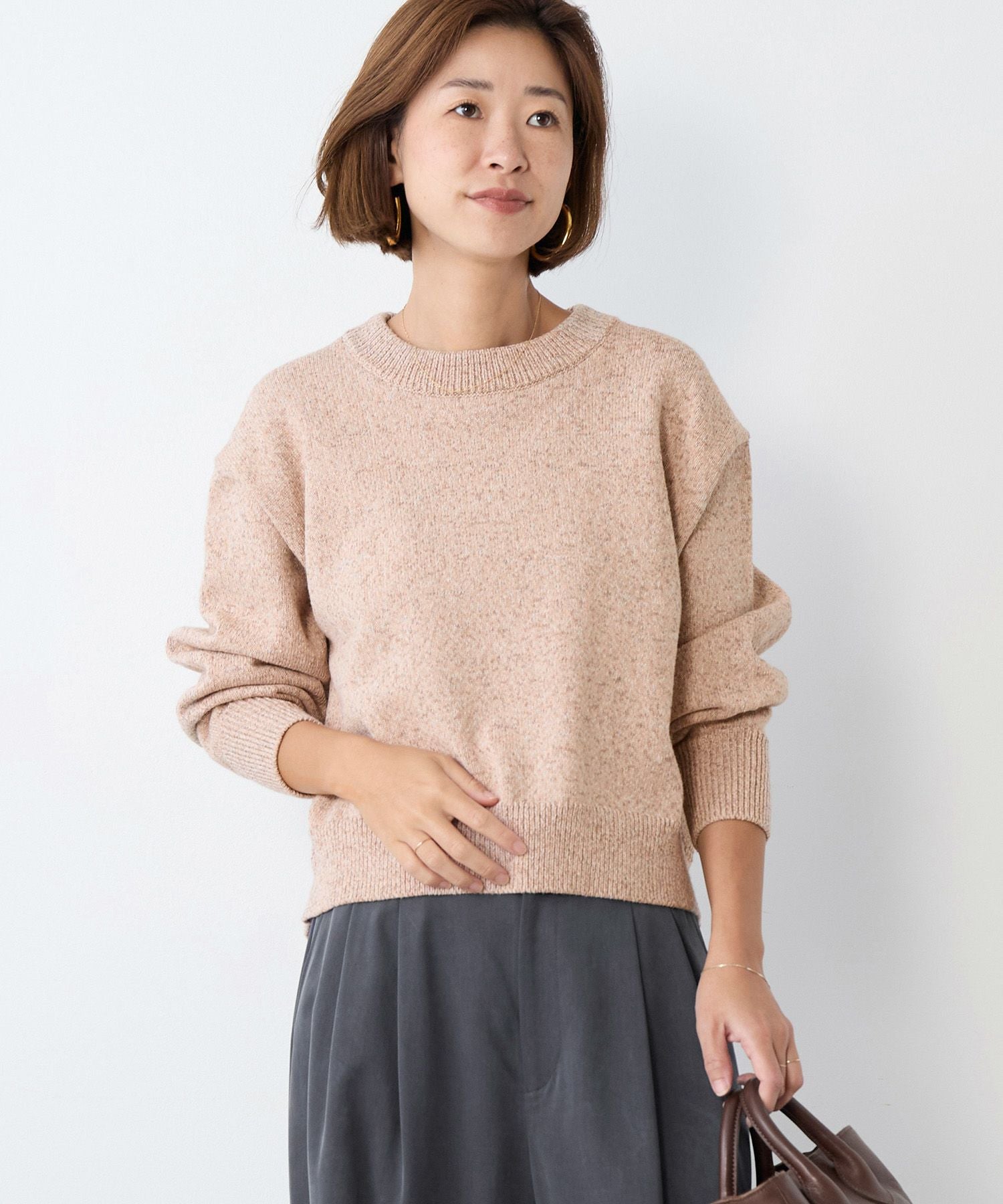 ミックスヤーンニットプルオーバー | MICA&DEAL ONLINE STORE