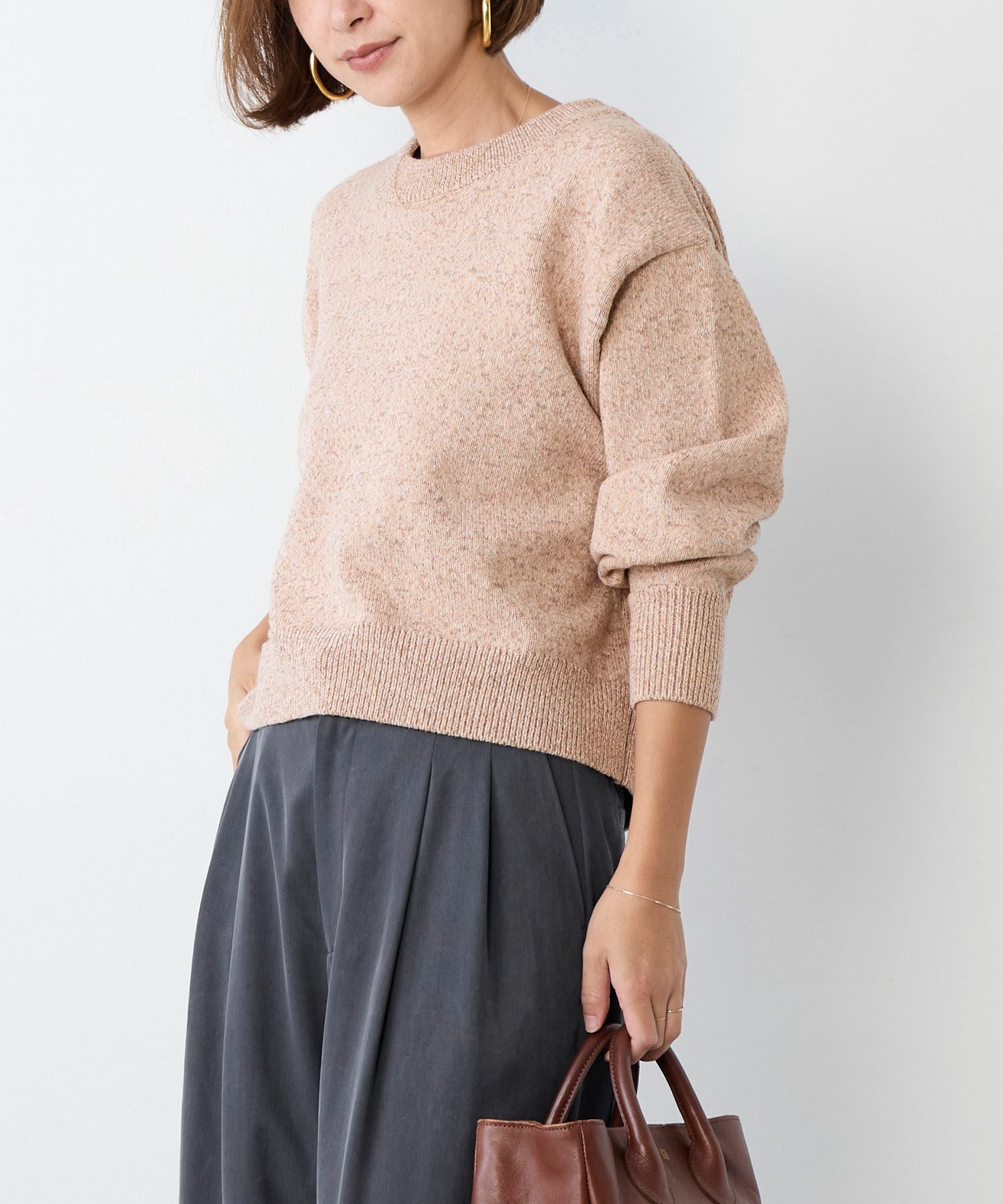 30%off]ミックスヤーンニットプルオーバー | MICA&DEAL ONLINE STORE