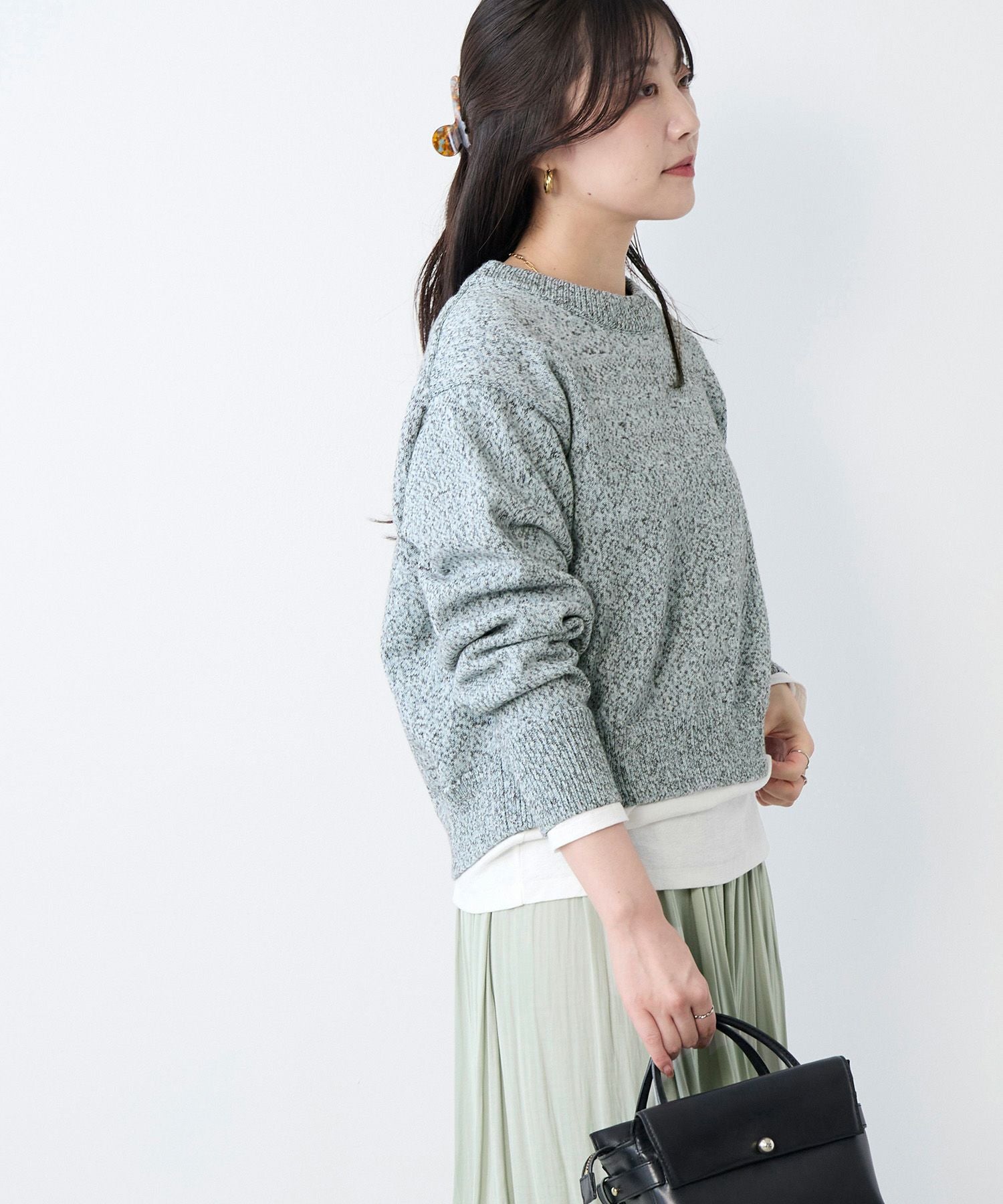 ミックスヤーンニットプルオーバー | MICA&DEAL ONLINE STORE