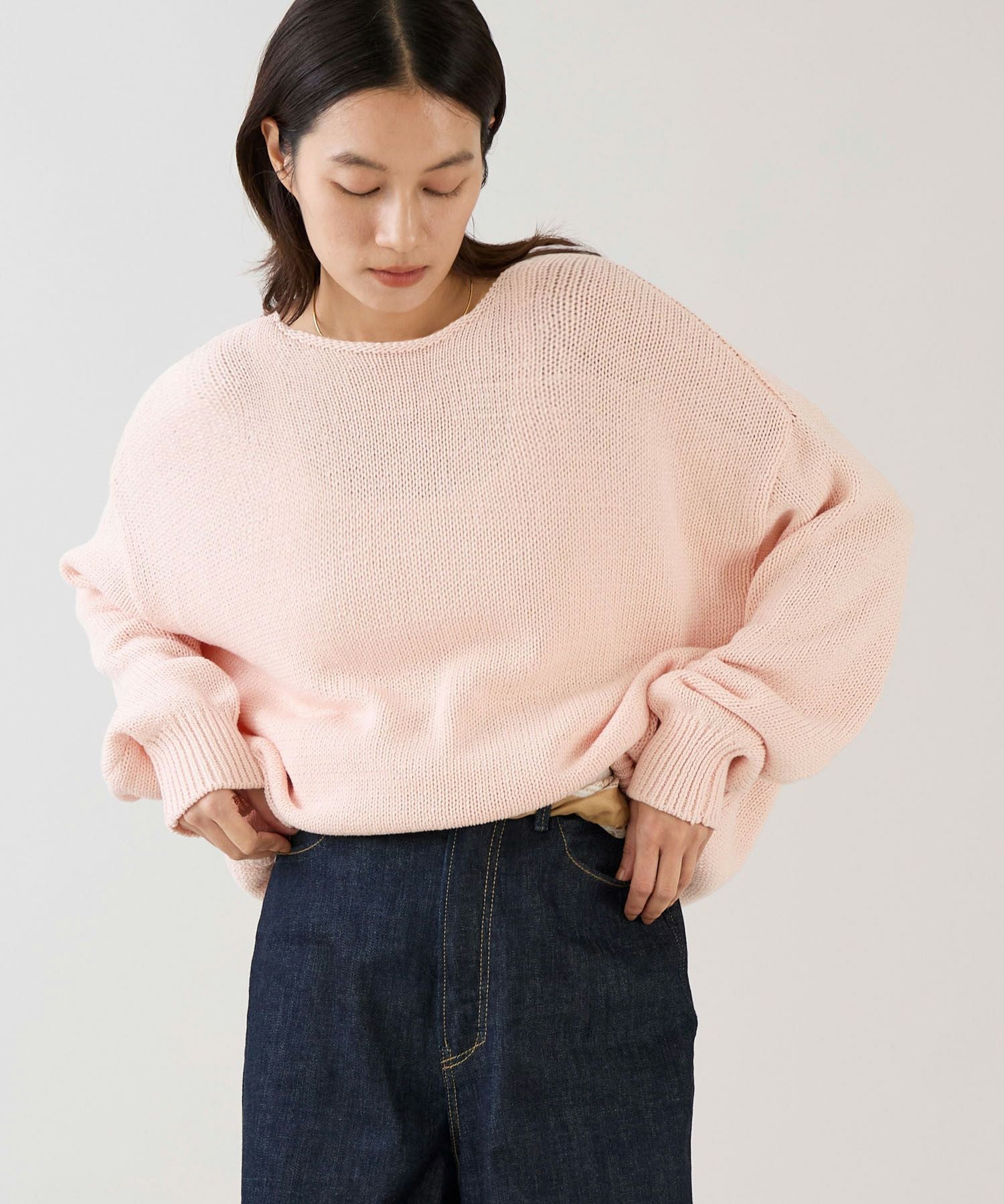 marmors】tape yarn color loose knit | MICA&DEAL ONLINE STORE