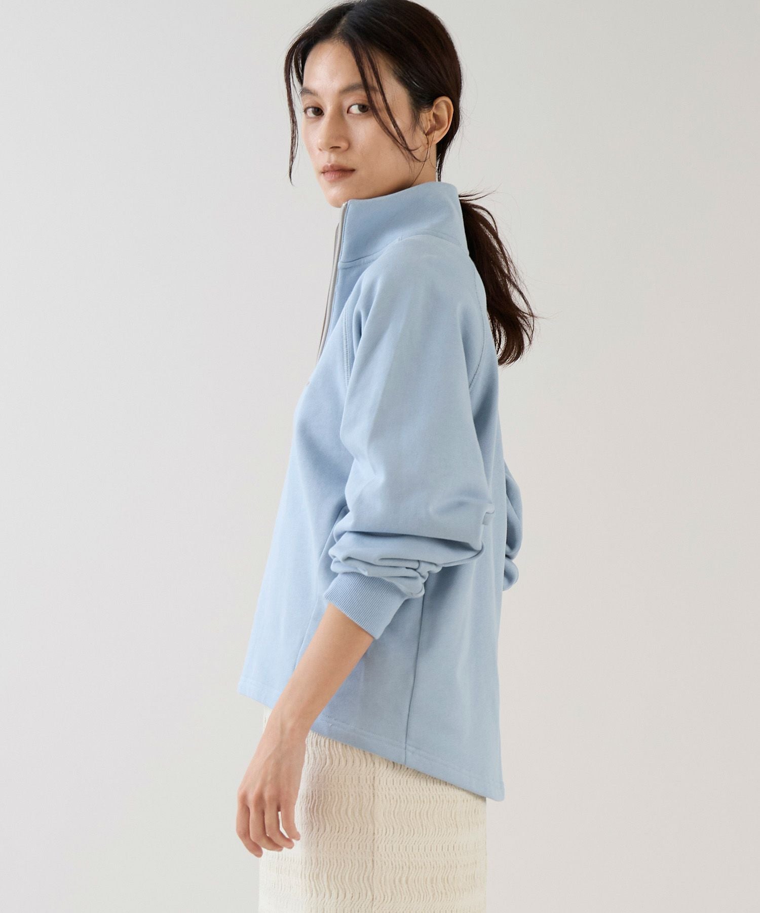 marmors】half zip sweat | MICA&DEAL ONLINE STORE