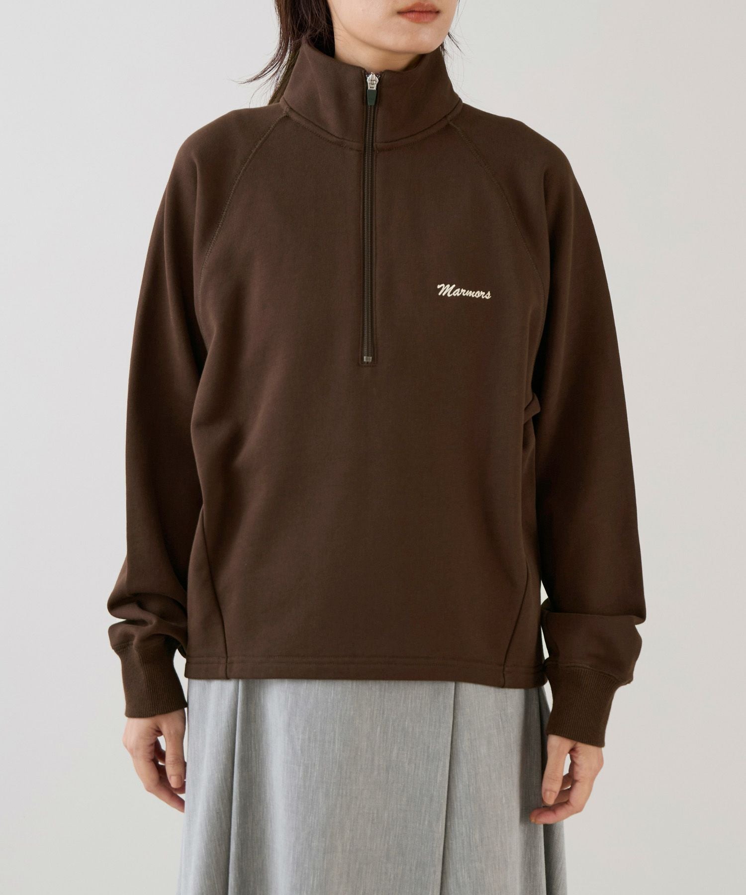 marmors】half zip sweat | MICA&DEAL ONLINE STORE