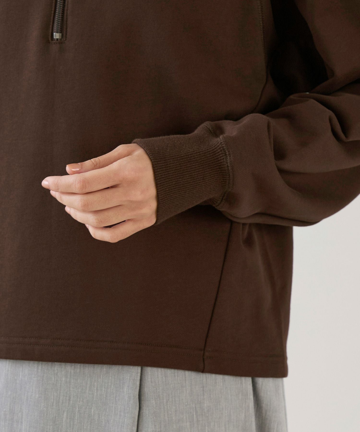 marmors】half zip sweat | MICA&DEAL ONLINE STORE