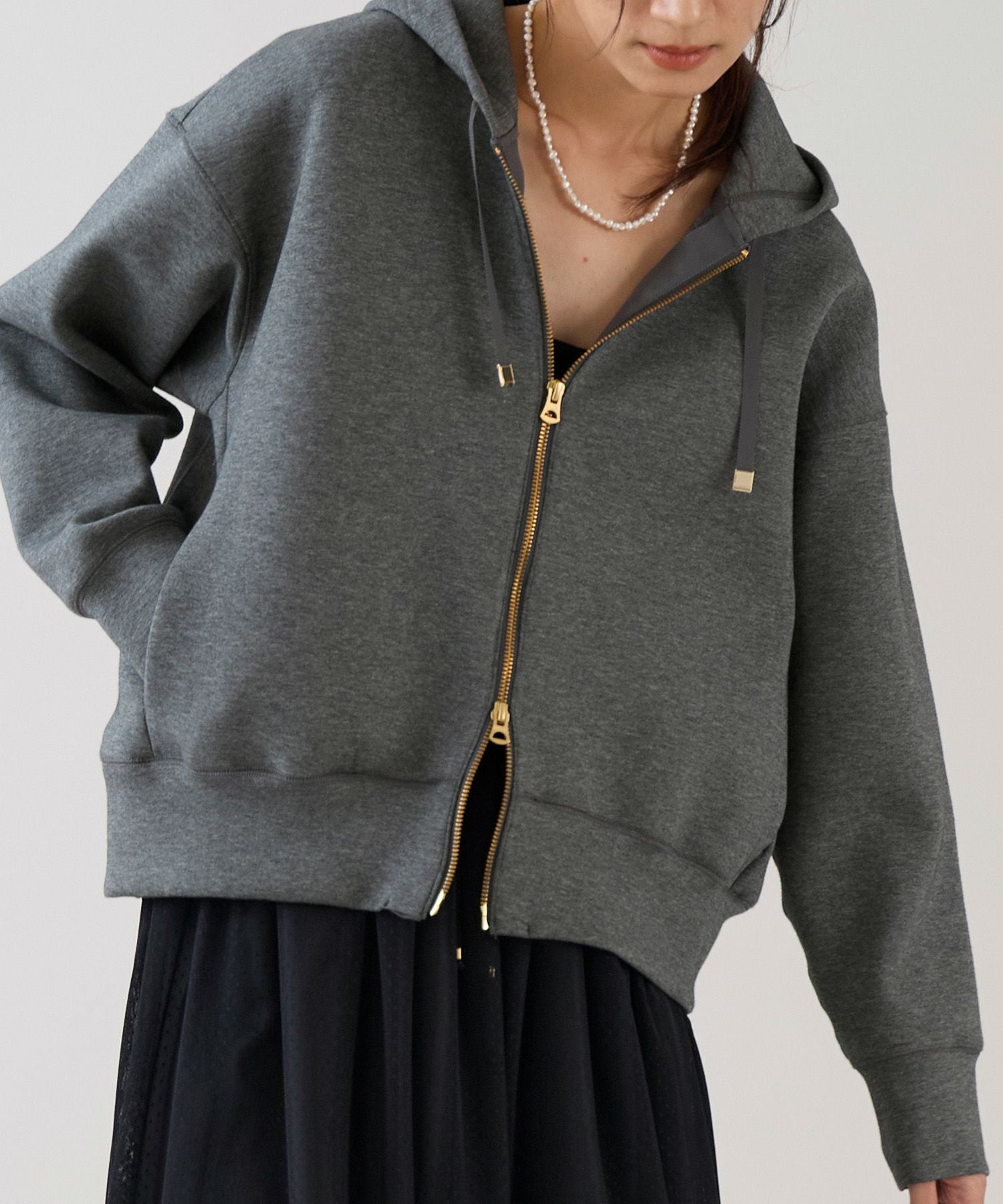 marmors】fukafuka zip parka | MICA&DEAL ONLINE STORE