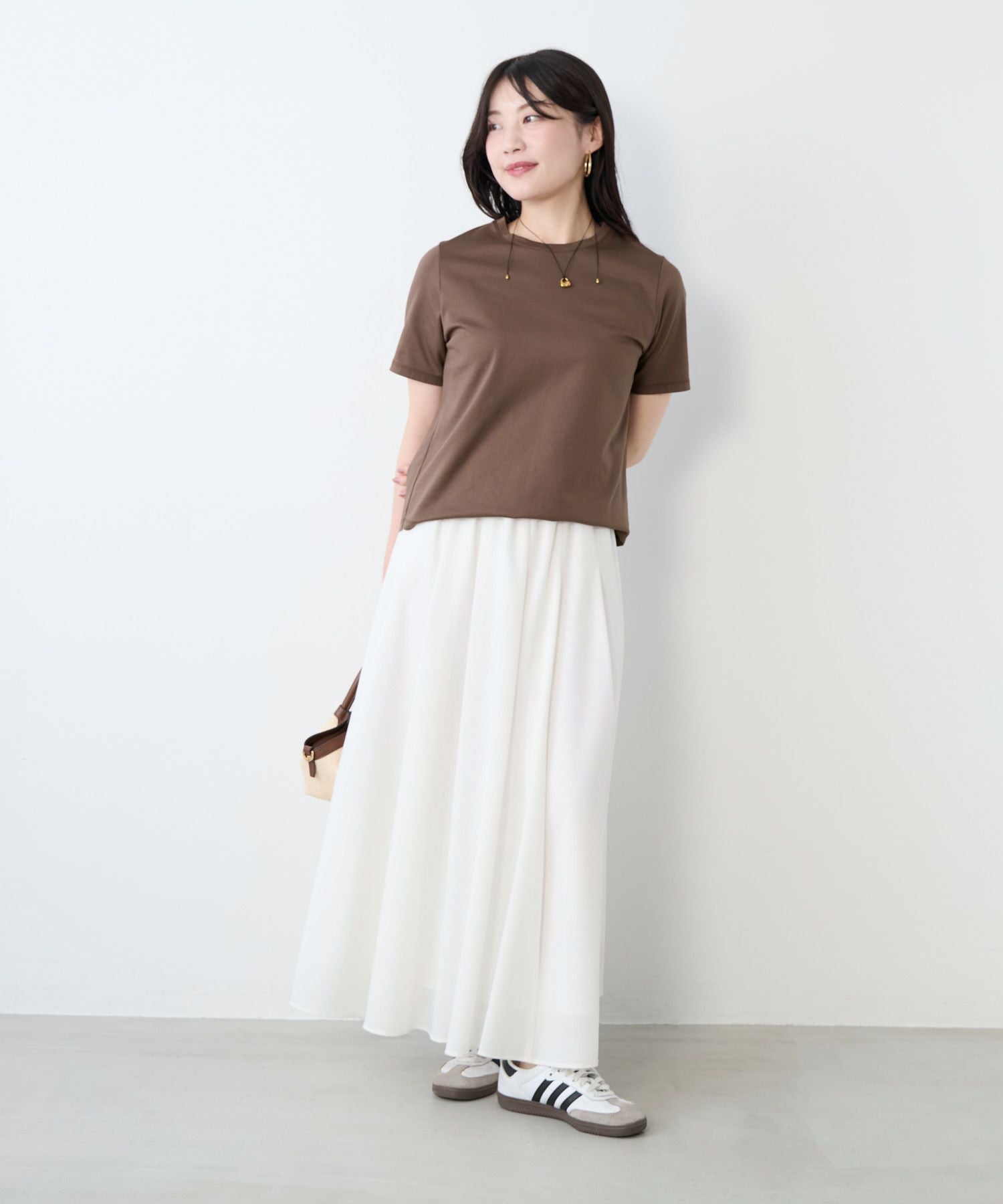 ボイルタックギャザーロングスカート | MICA&DEAL ONLINE STORE