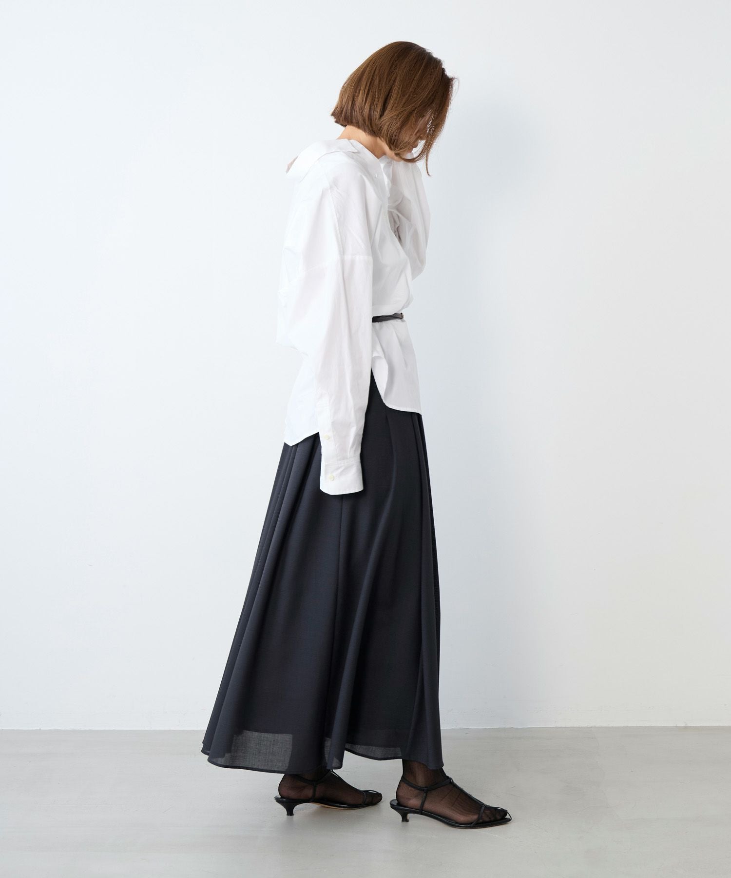 ボイルタックギャザーロングスカート | MICA&DEAL ONLINE STORE