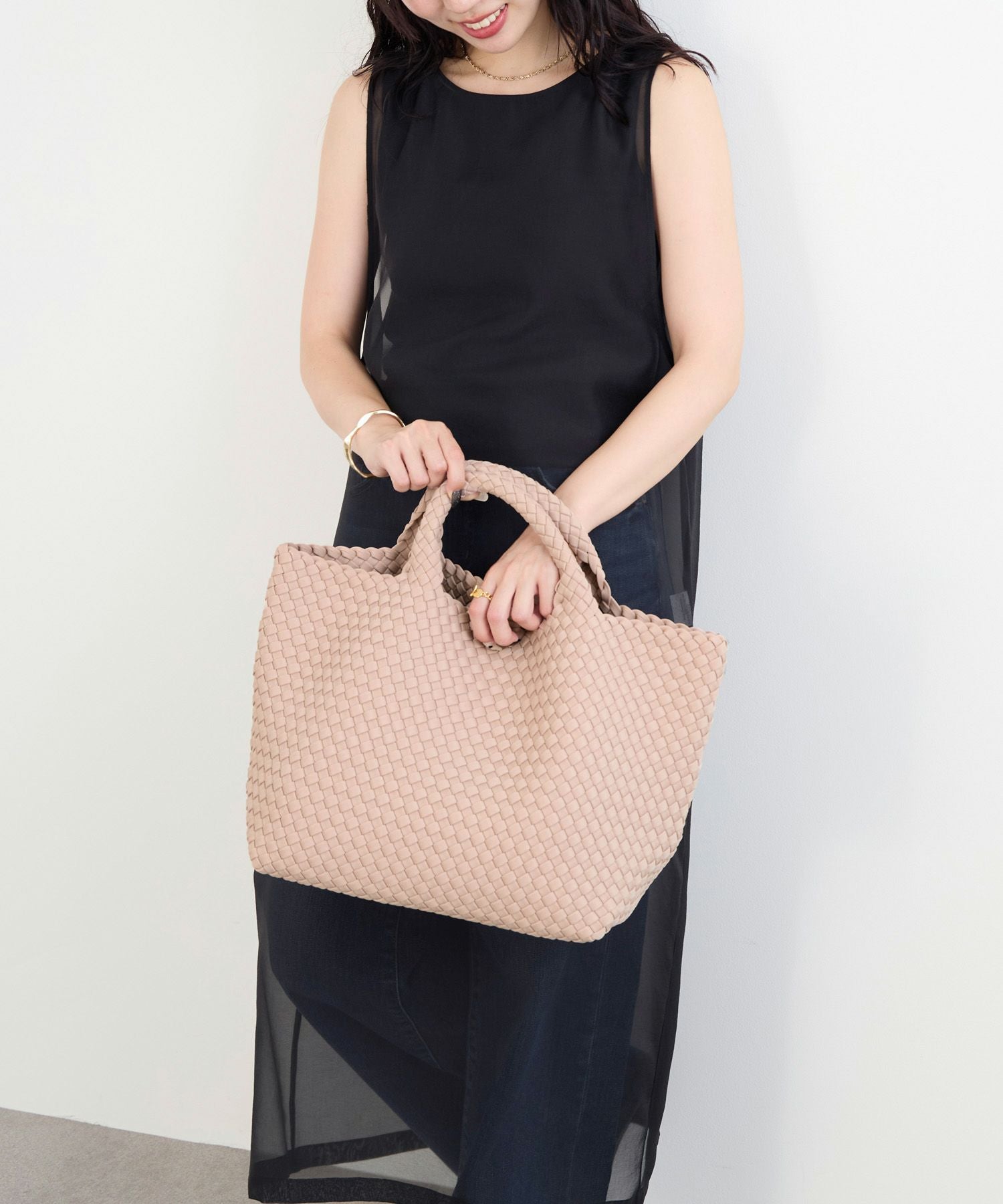 NAGHEDI ST BARTHS MEDIUM トートバッグ【美品】 NAGHEDI】トートバッグ-St Barths Medium Tote | MICA&DEAL ONLINE STORE