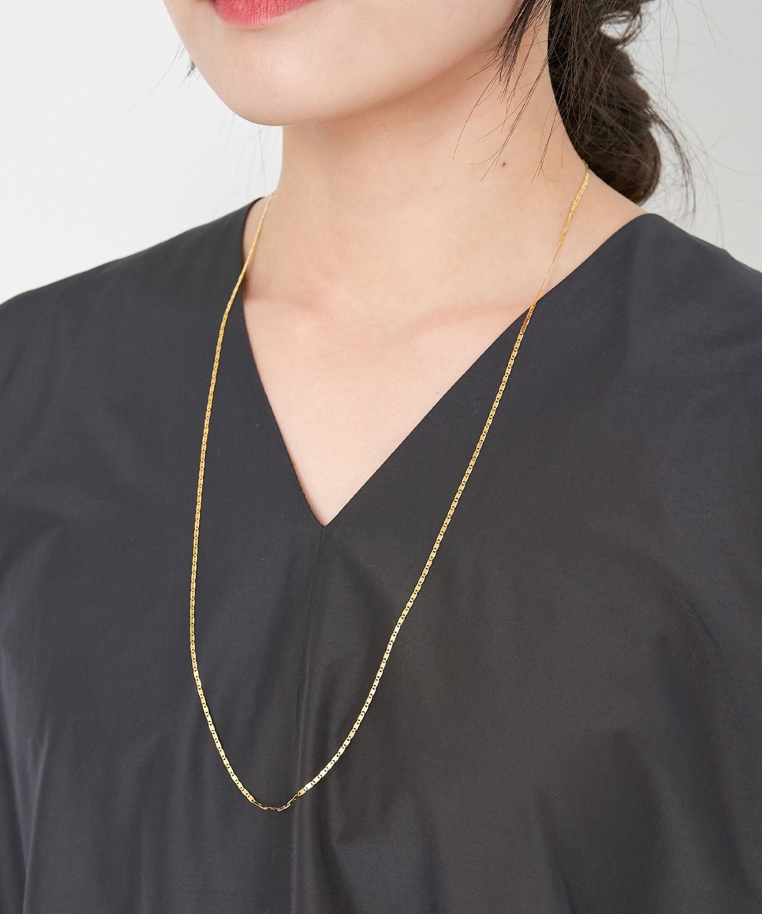 MARIA BLACK】ゴールドチェーンネックレス-Karen Necklace GLD