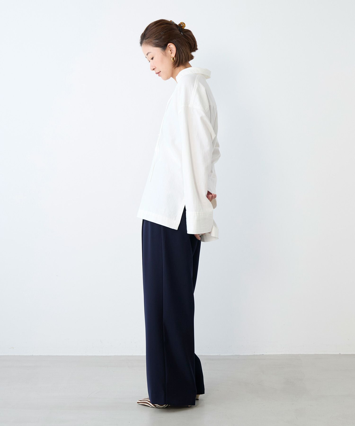 レースアップデニムブラウス | MICA&DEAL ONLINE STORE