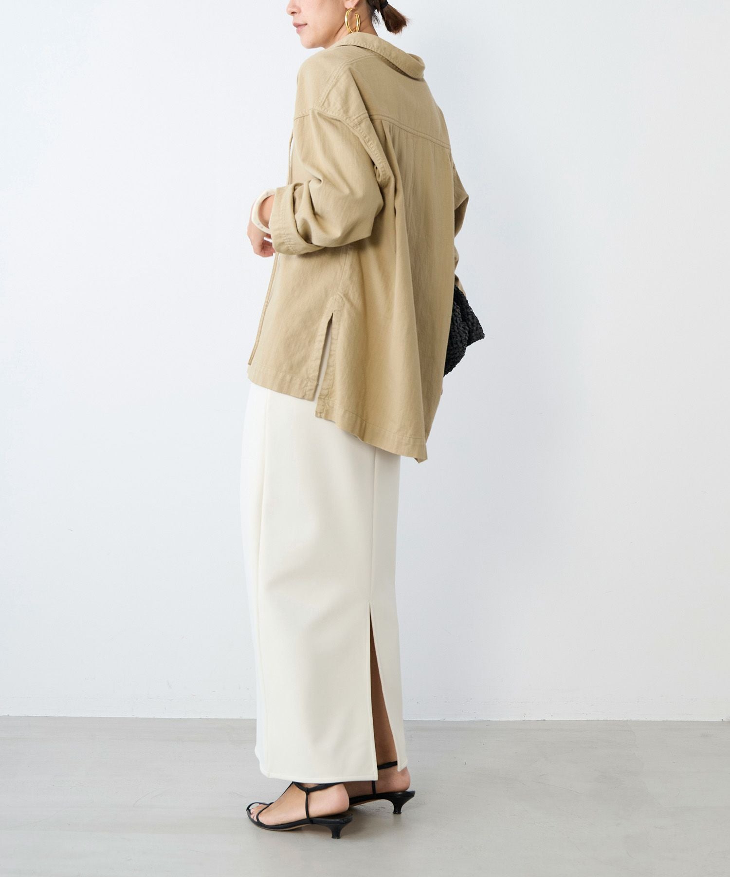 レースアップデニムブラウス | MICA&DEAL ONLINE STORE