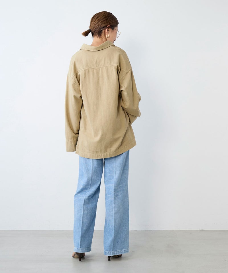 レースアップデニムブラウス | MICA&DEAL ONLINE STORE