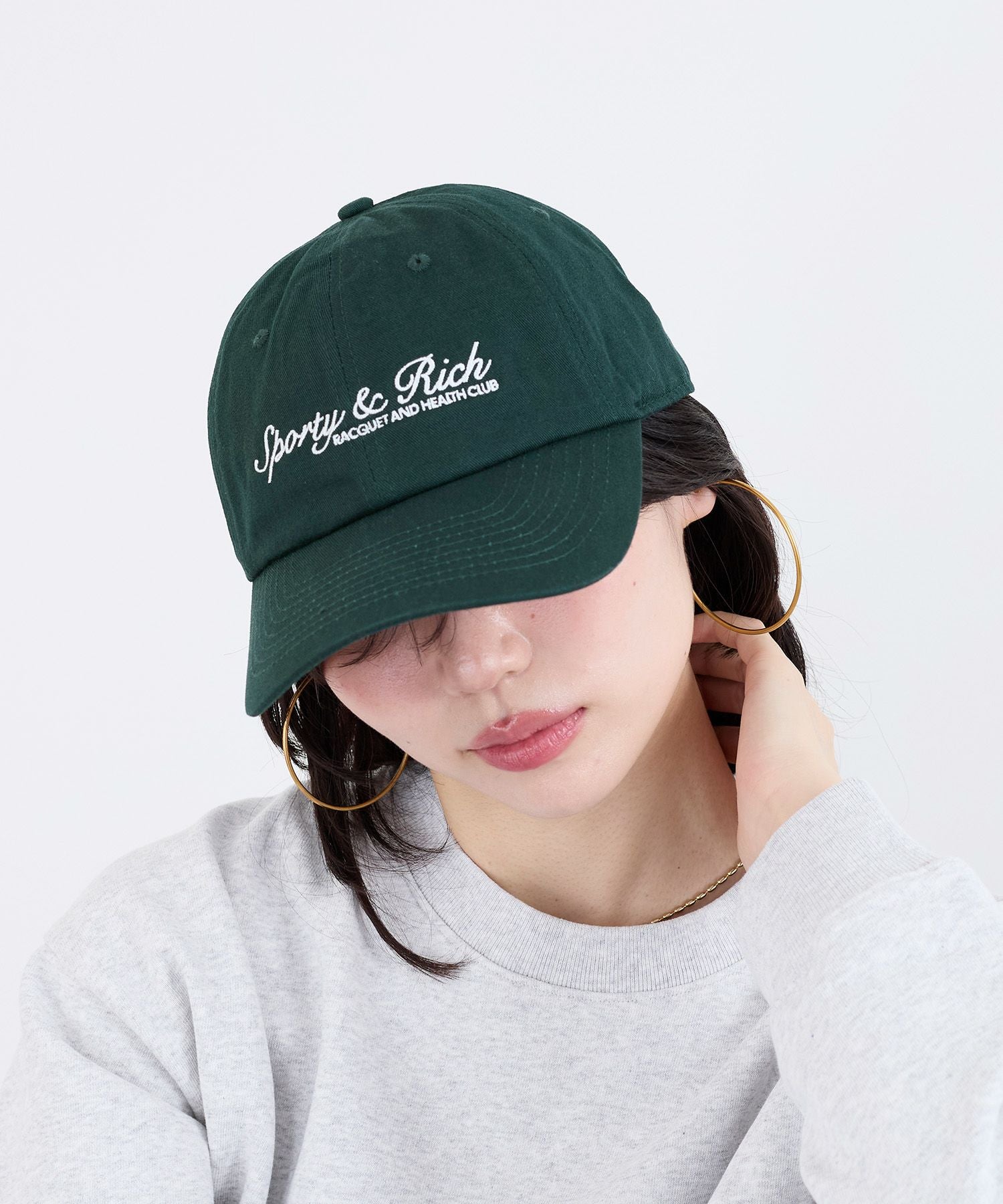 30%off]【SPORTY & RICH】ロゴキャップ-Syracuse Hat | MICA&DEAL