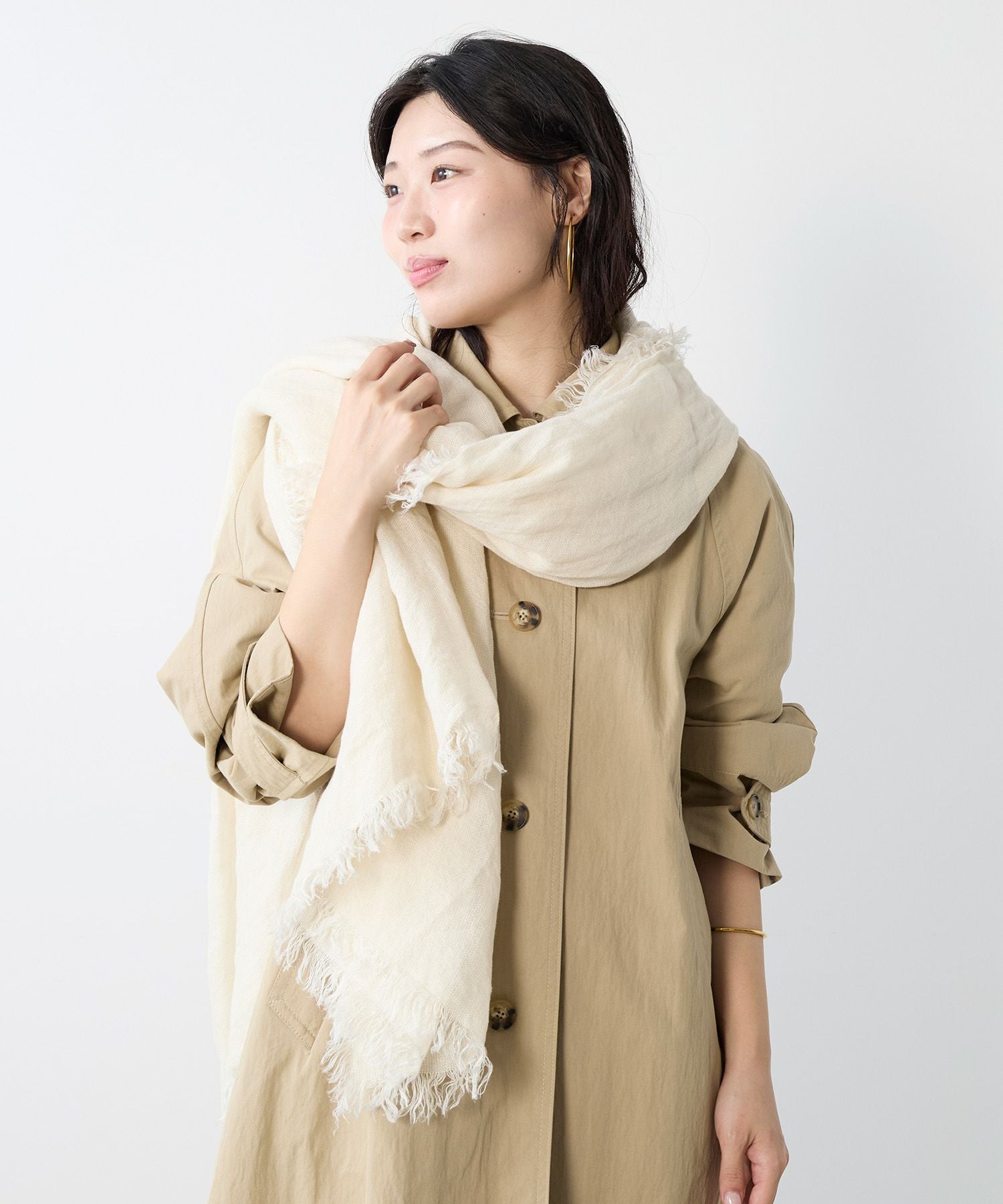 ASAUCE MELER】リネンガーゼストール | MICA&DEAL ONLINE STORE