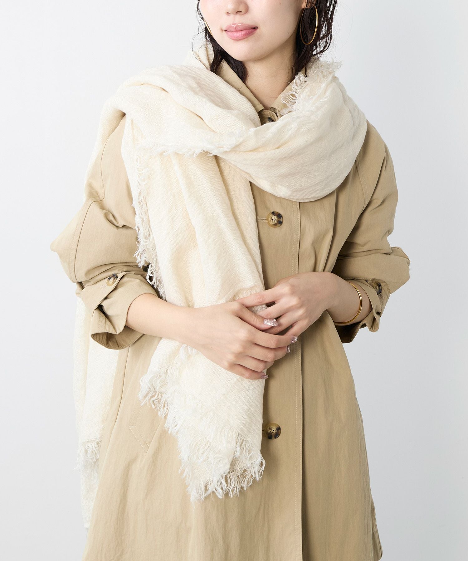 ASAUCE MELER】リネンガーゼストール | MICA&DEAL ONLINE STORE
