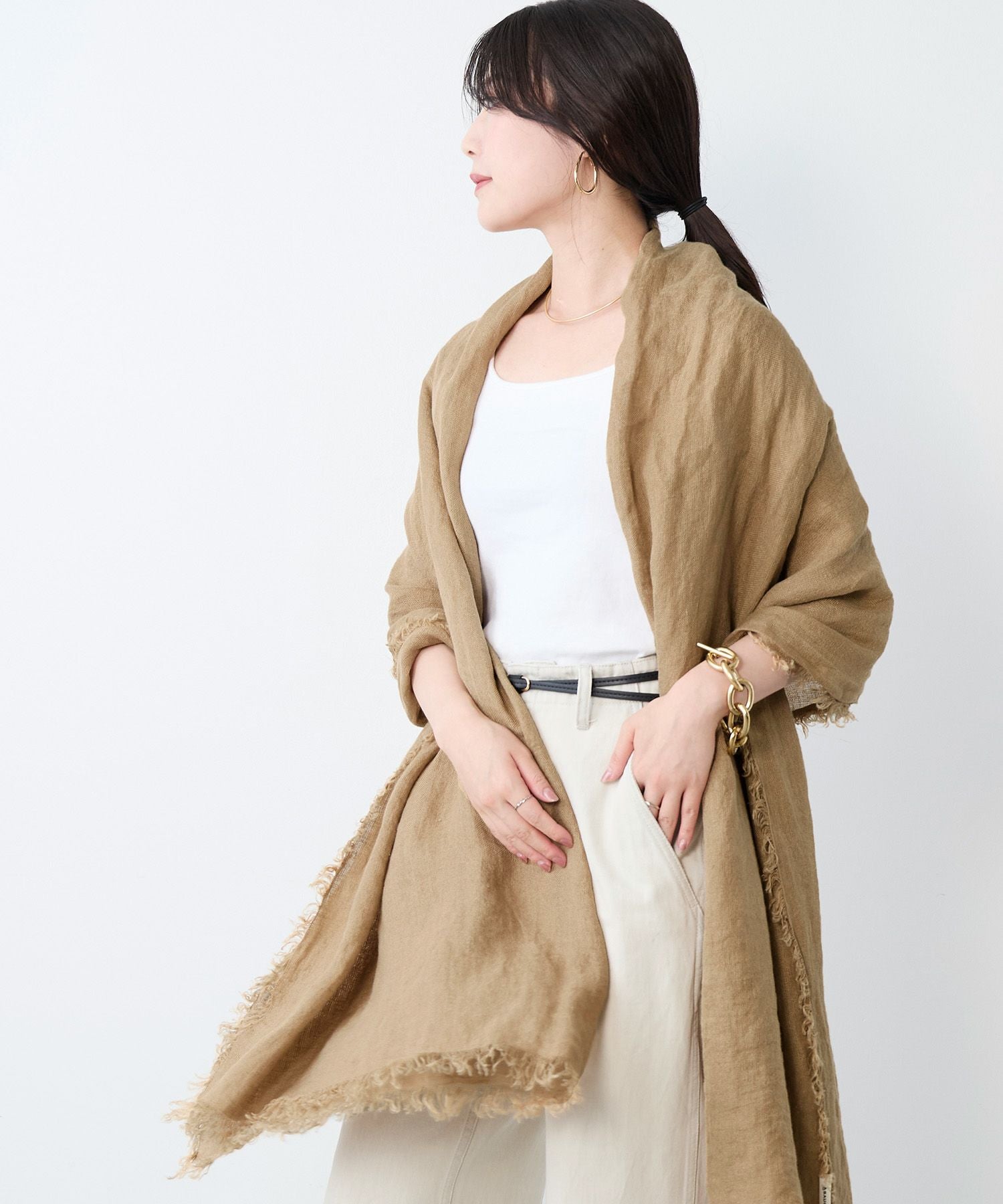 ASAUCE MELER】リネンガーゼストール | MICA&DEAL ONLINE STORE