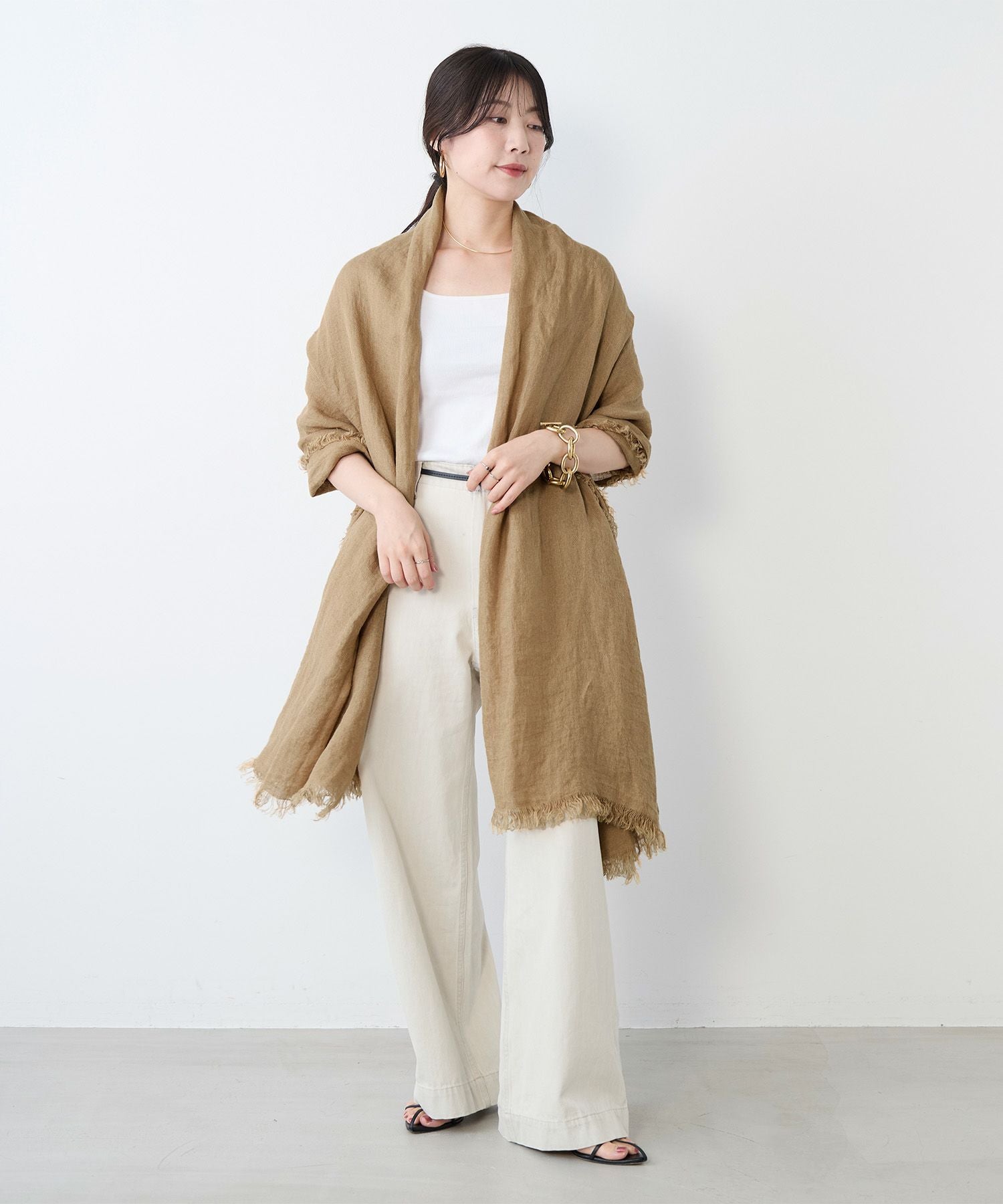 ASAUCE MELER】リネンガーゼストール | MICA&DEAL ONLINE STORE