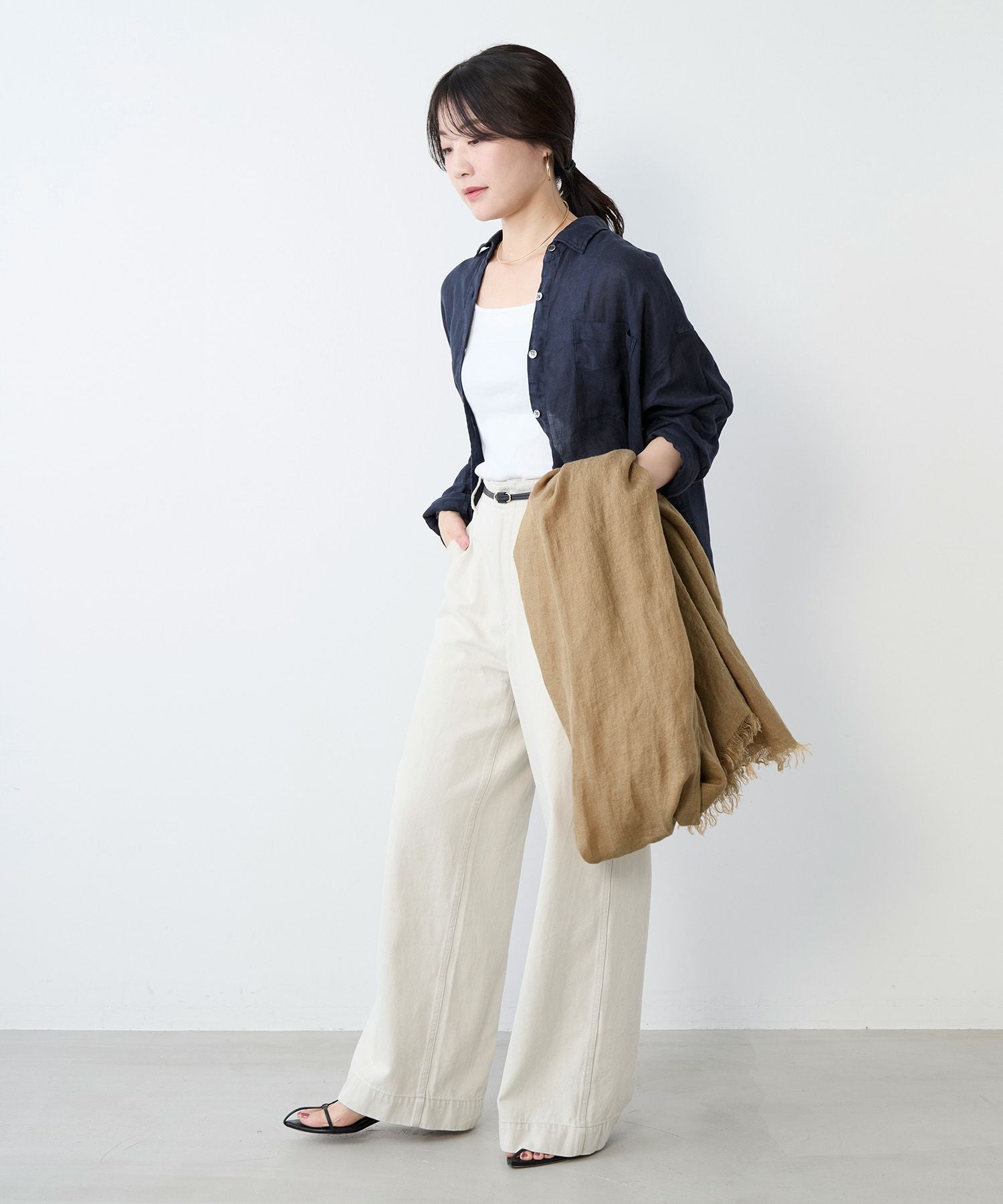 ASAUCE MELER】リネンガーゼストール | MICA&DEAL ONLINE STORE