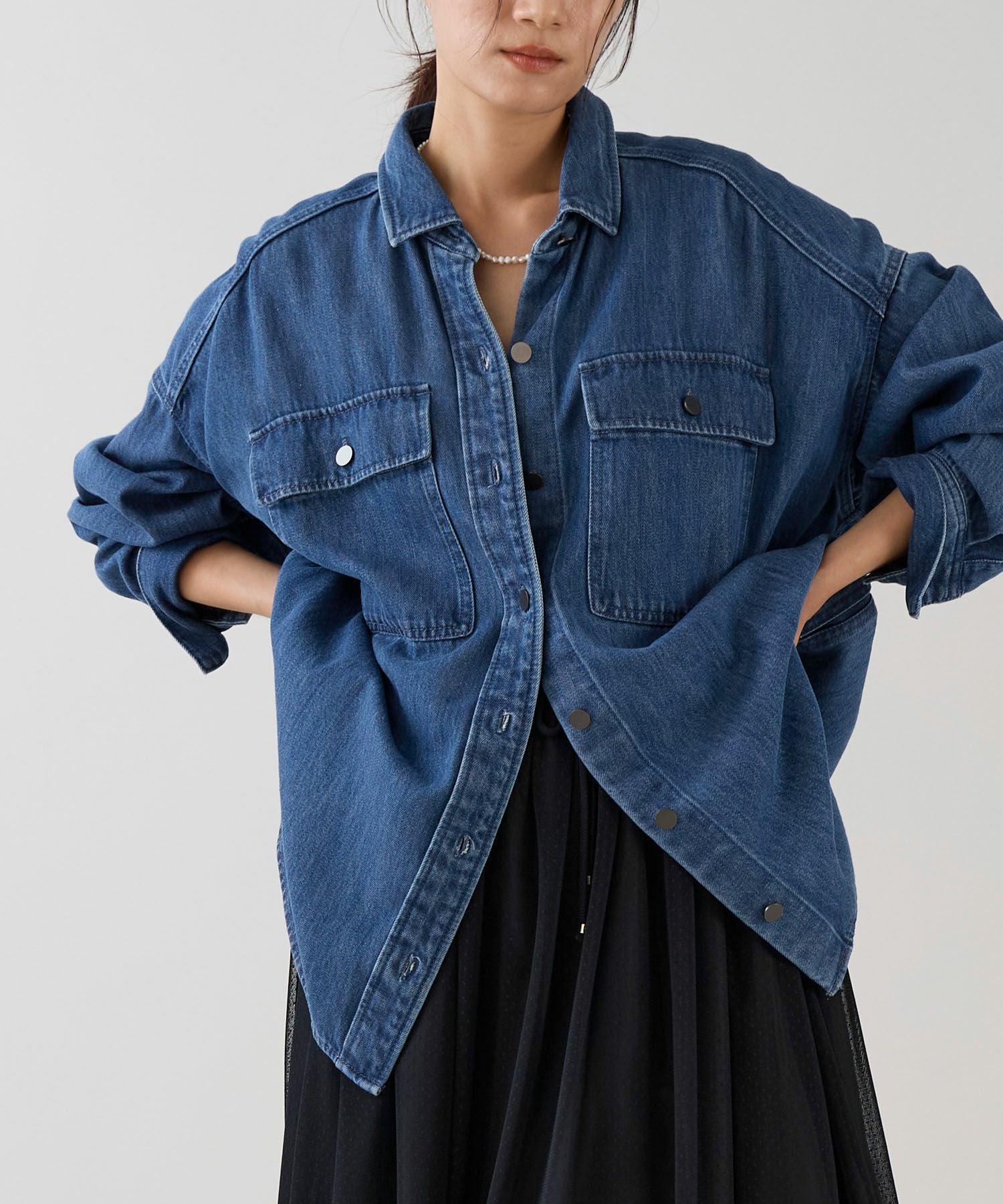 marmors】loose shirt | MICA&DEAL ONLINE STORE