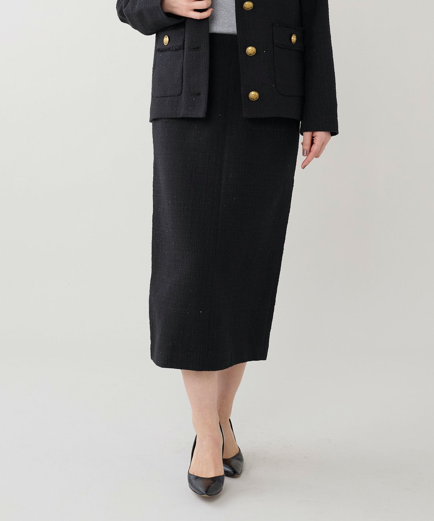 marmors】tweed tight skirt | MICA&DEAL ONLINE STORE