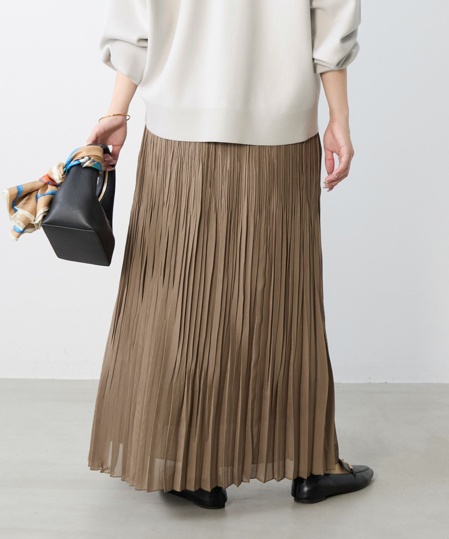 カラミプリーツロングスカート | MICA&DEAL ONLINE STORE