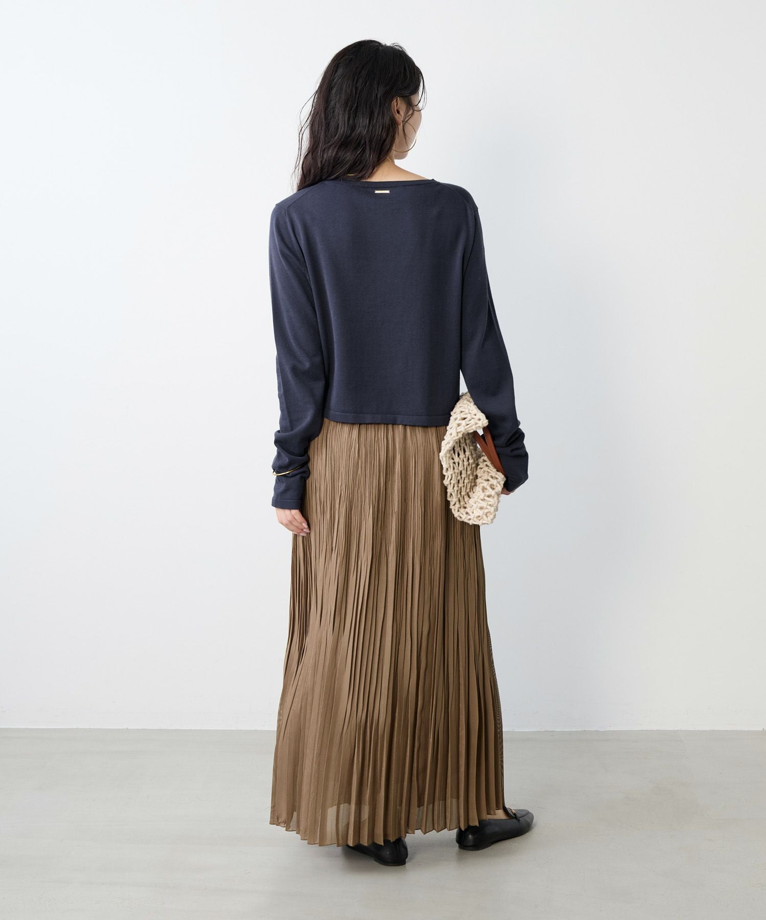 カラミプリーツロングスカート | MICA&DEAL ONLINE STORE