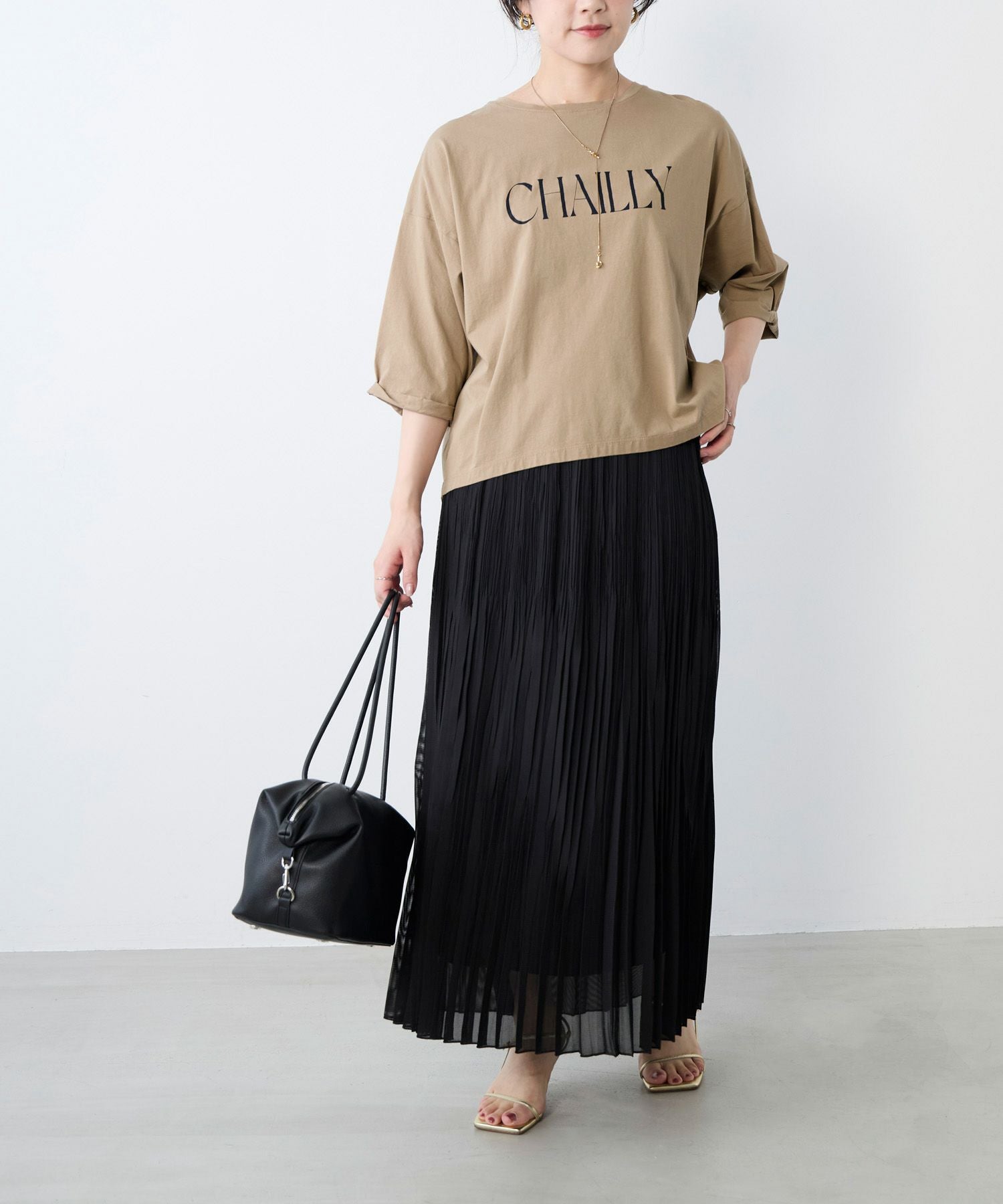カラミプリーツロングスカート | MICA&DEAL ONLINE STORE
