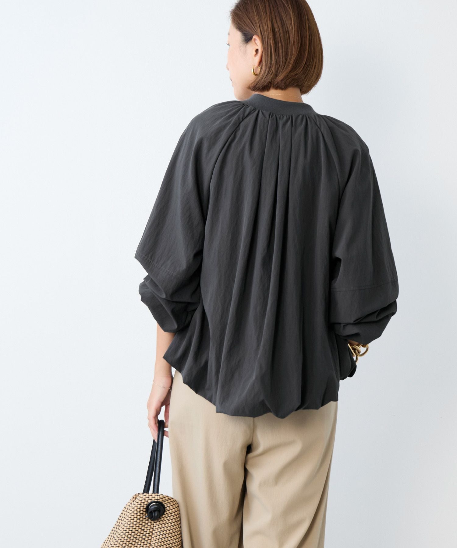 ヘムバルーンナイロンブルゾン | MICA&DEAL ONLINE STORE