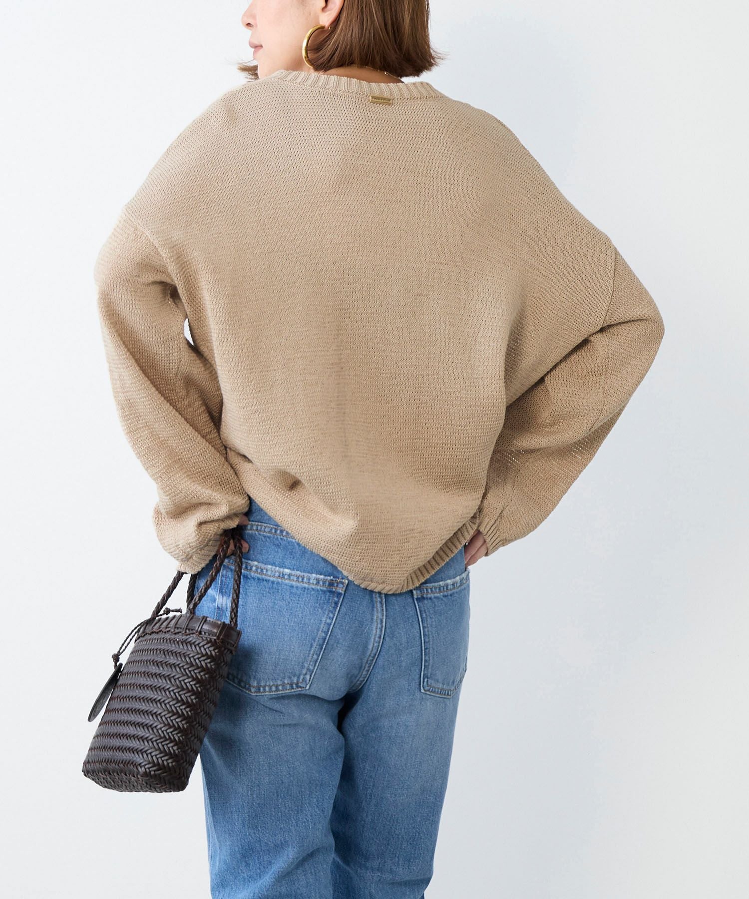 Vネックルーズニットカーディガン | MICA&DEAL ONLINE STORE