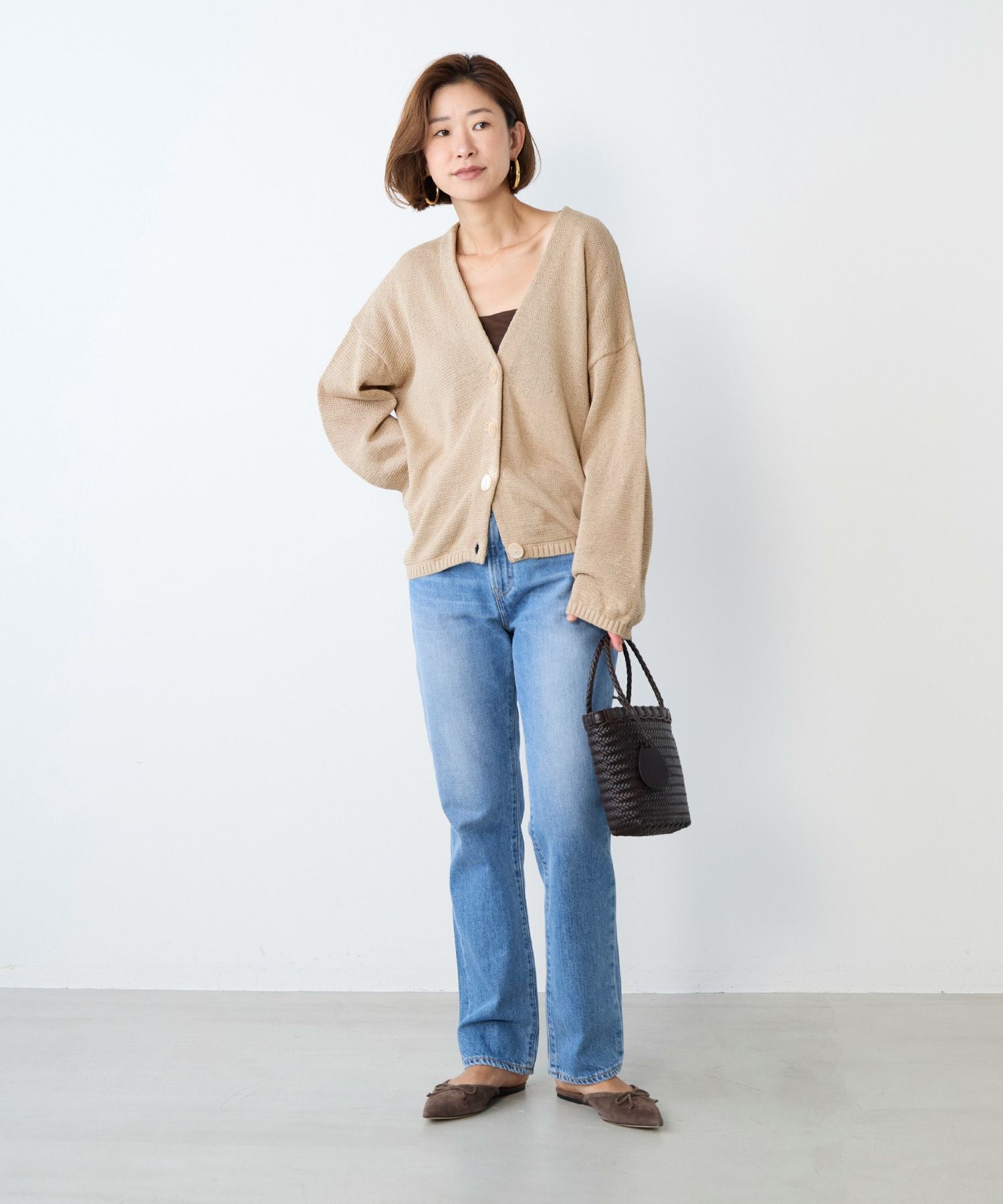 MICA&amp;DEALニットカーディガン MICA&DEAL】ラクーンニットカーディガン - Carry On ONLINE STORE
