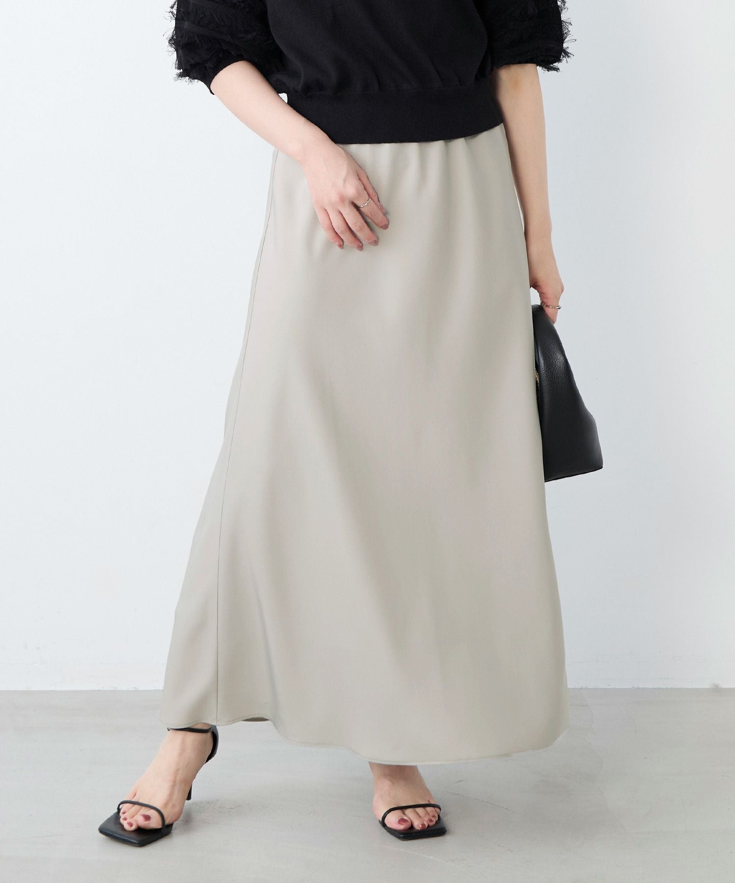 30%off]接触冷感-バイアスイージーロングスカート | MICA&DEAL ONLINE